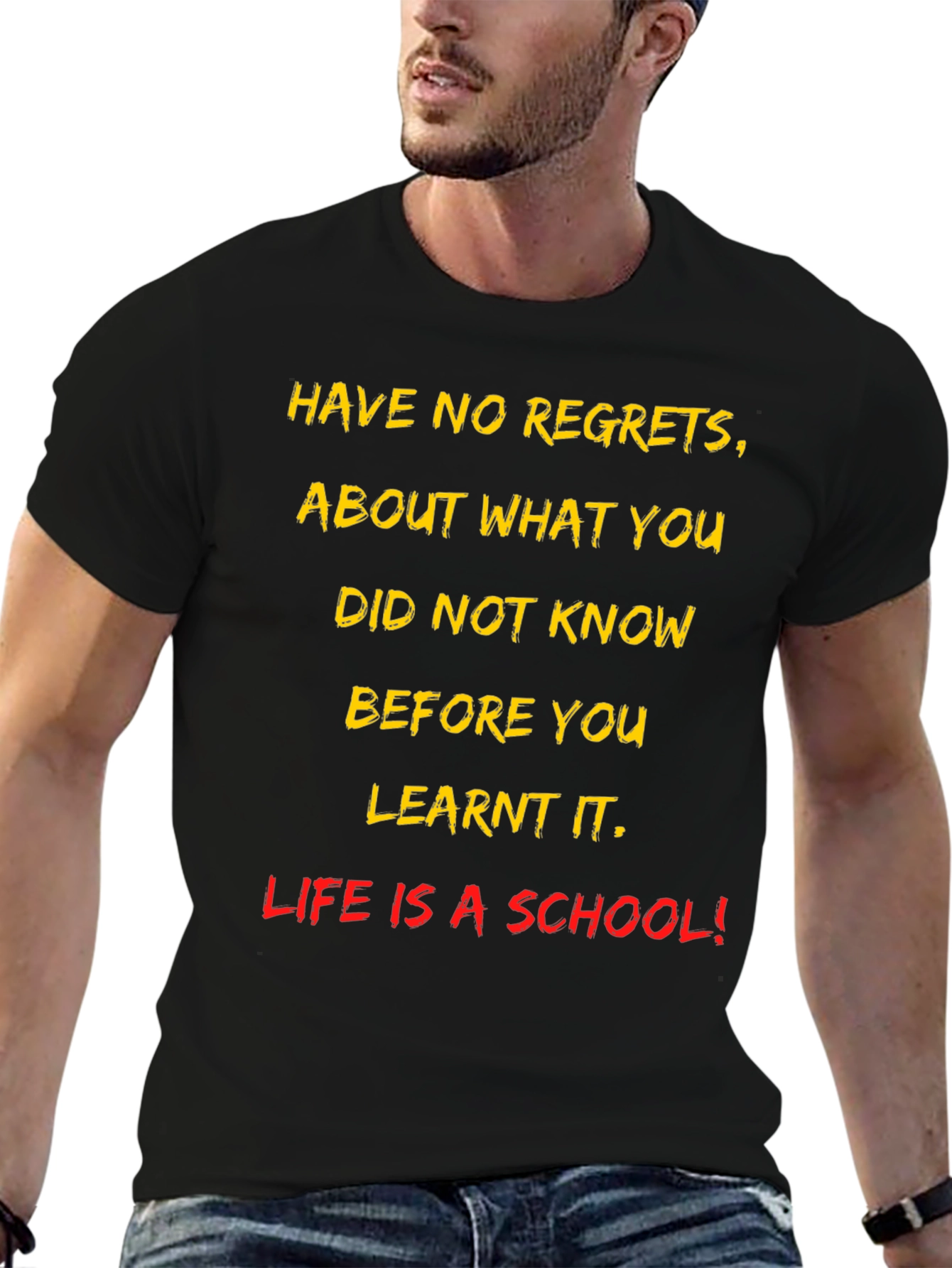 Motivational T-Shirt - Life Is a School