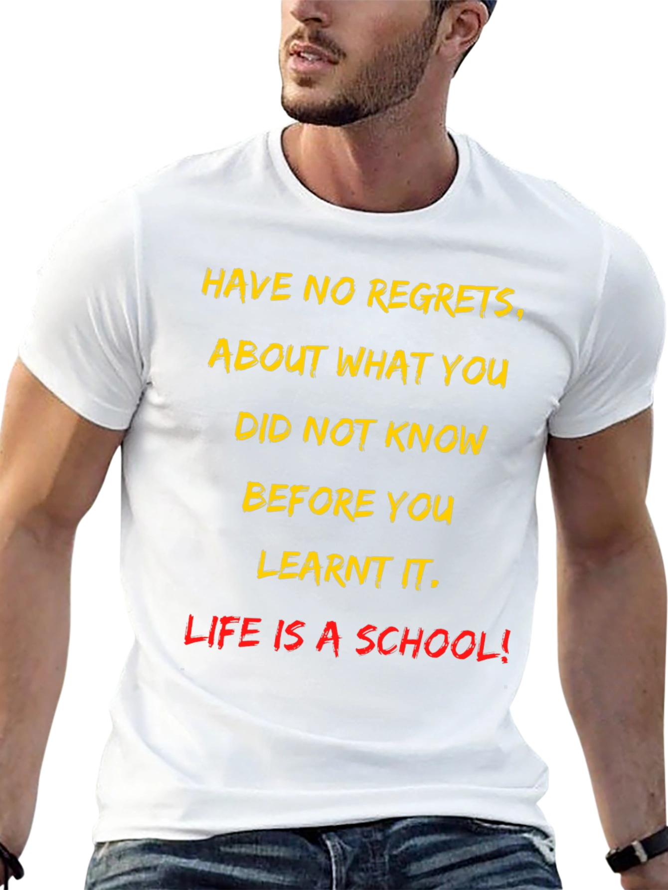 Motivational T-Shirt - Life Is a School