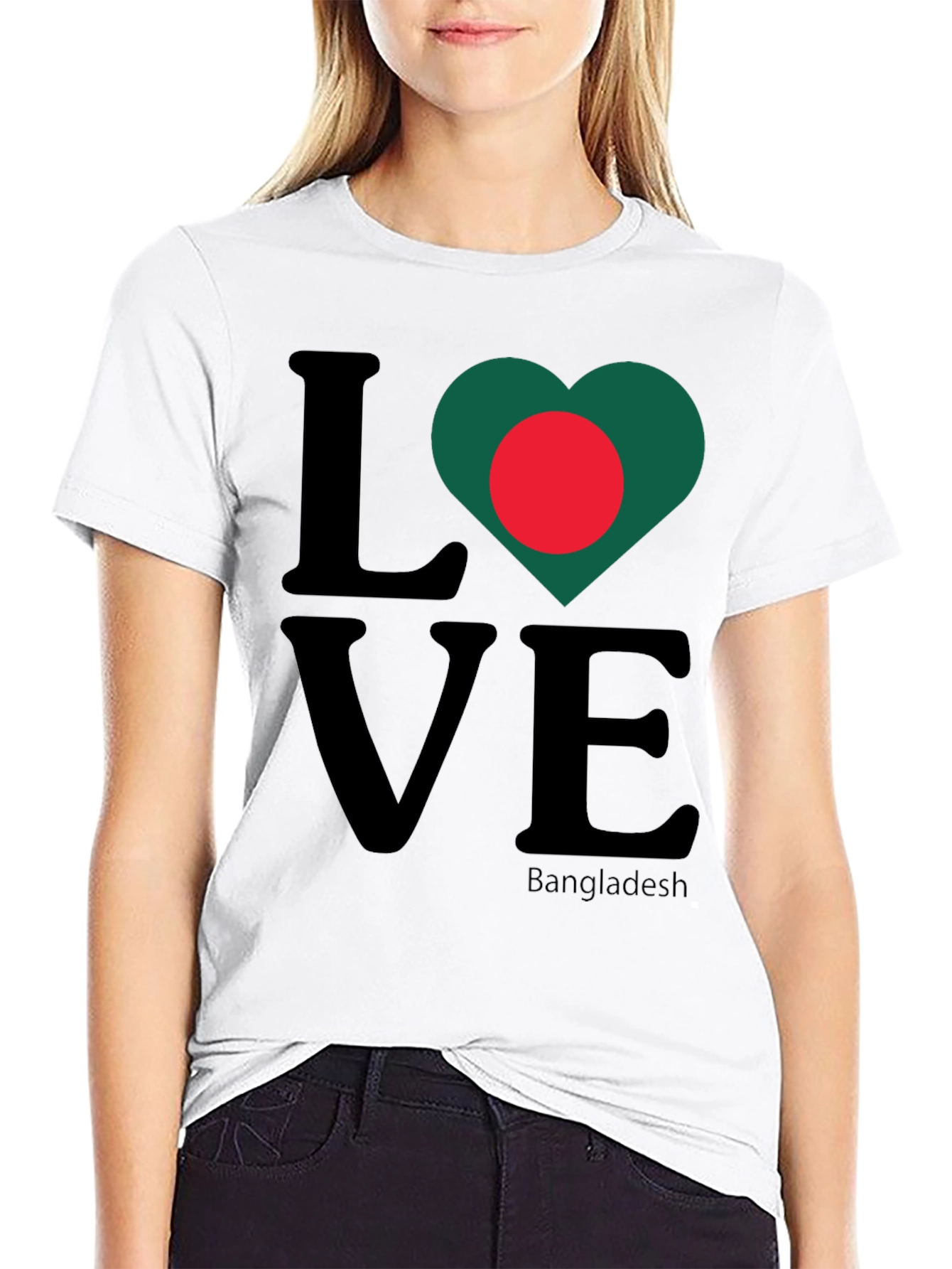 Love Bangladesh Graphic Tee - Black