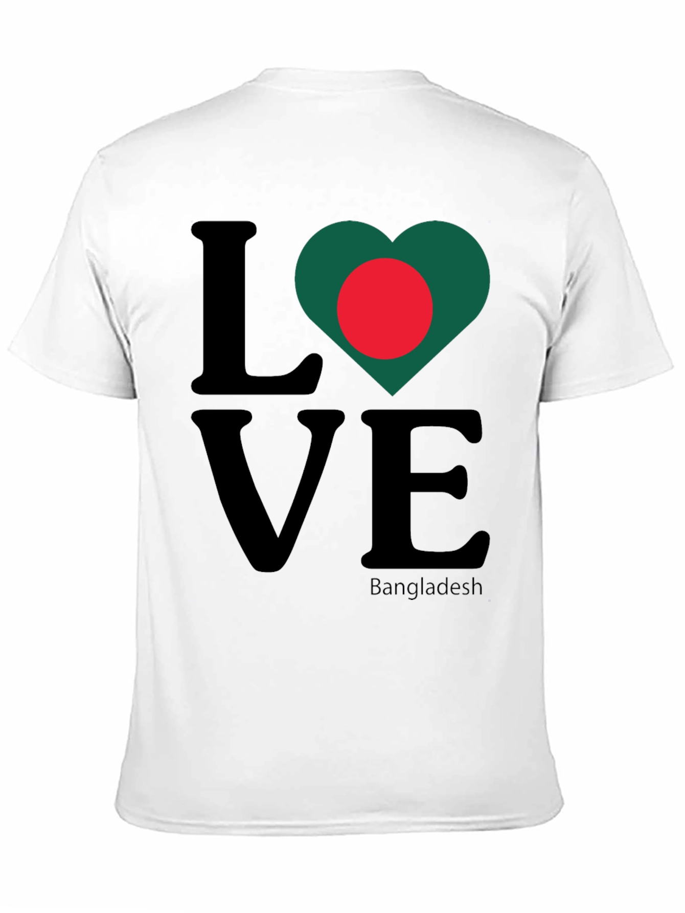 Love Bangladesh Graphic Tee - Black