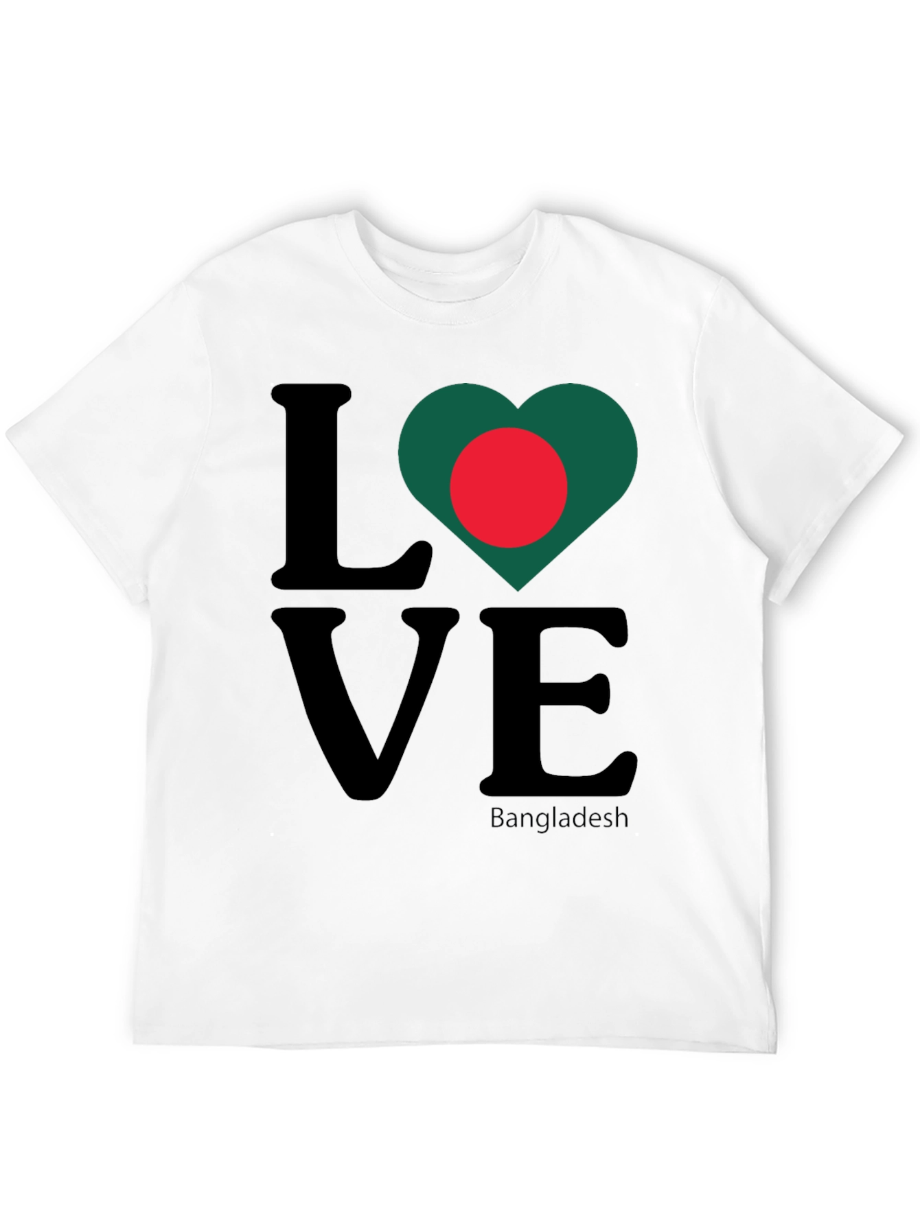 Love Bangladesh Graphic Tee - Black