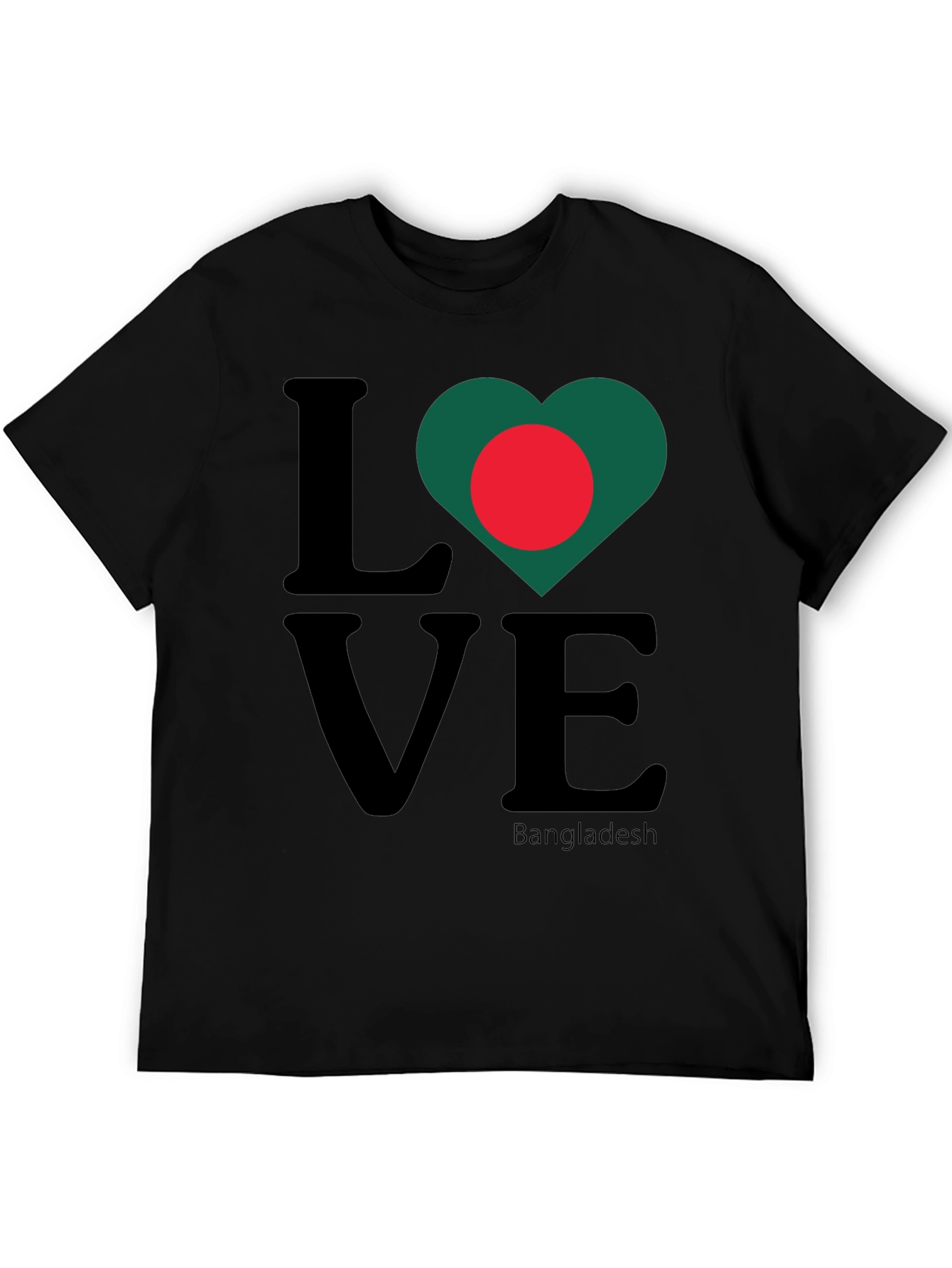 Love Bangladesh Graphic Tee - Black