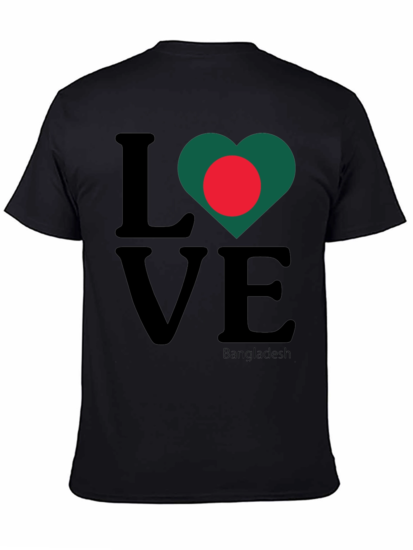 Love Bangladesh Graphic Tee - Black