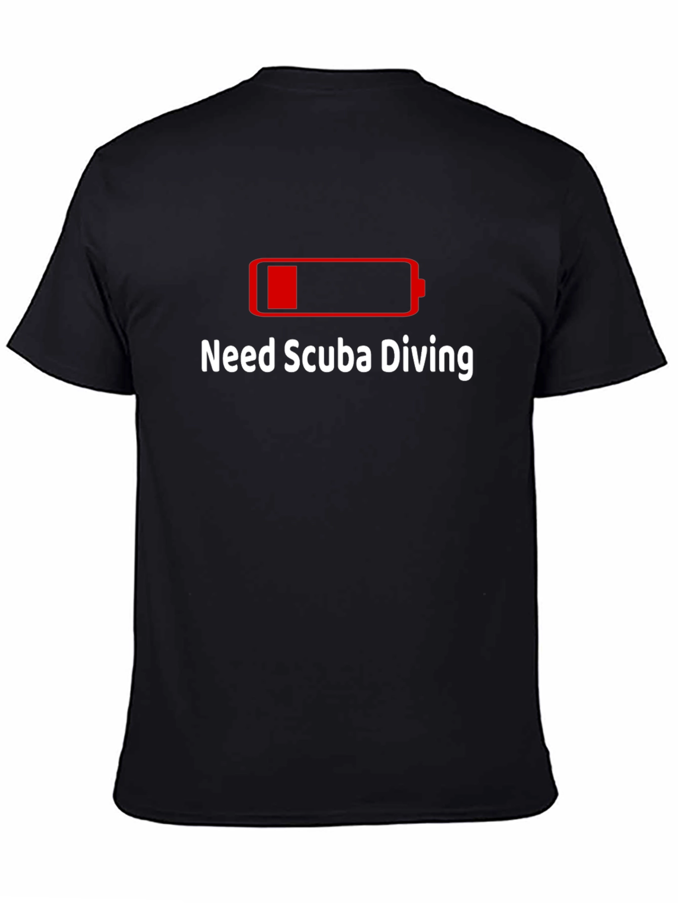 Need Scuba Diving Black T-Shirt