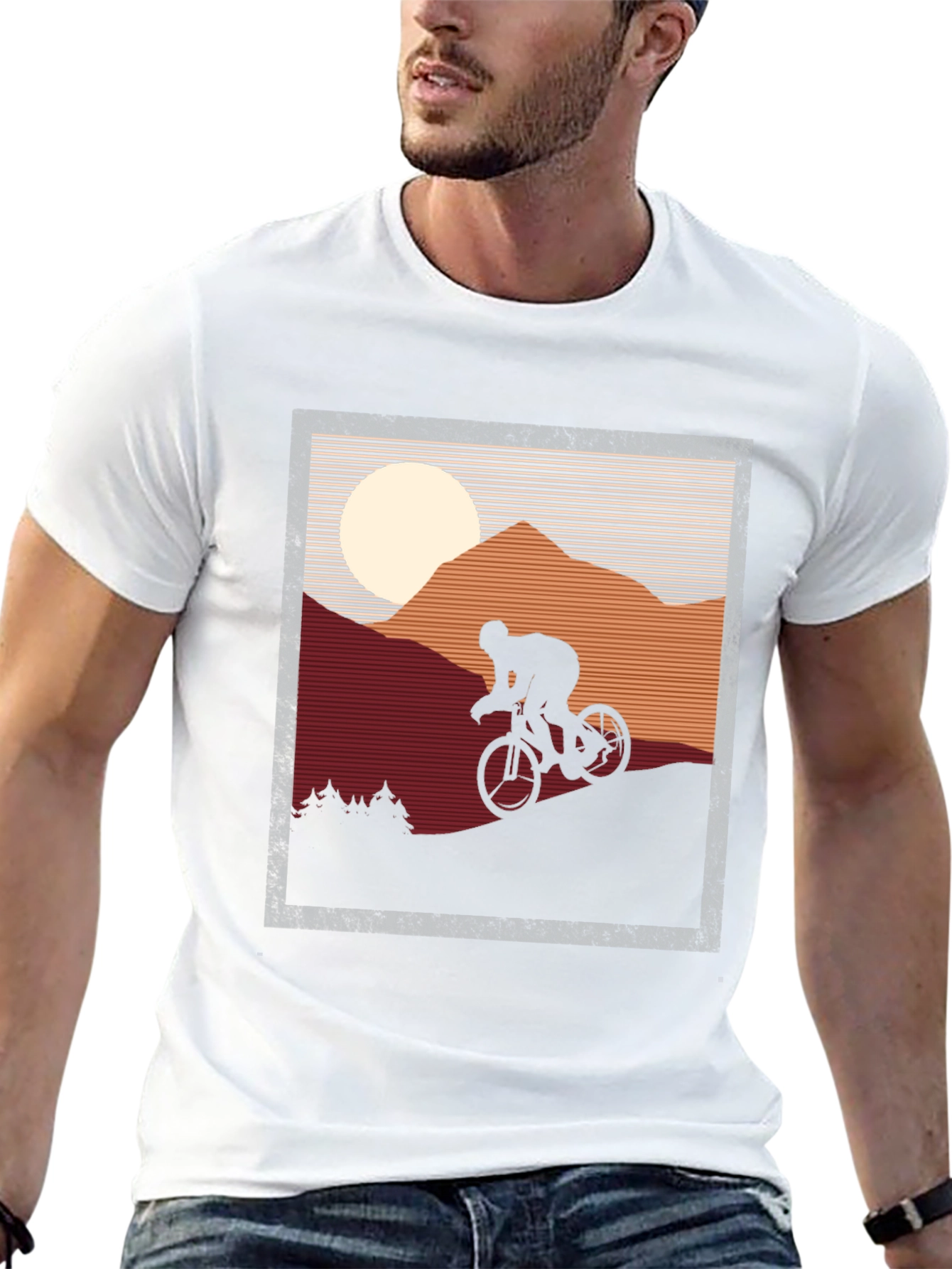 Cyclist Silhouette T-Shirt
