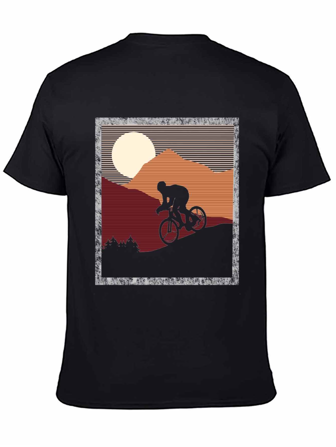 Cyclist Silhouette T-Shirt