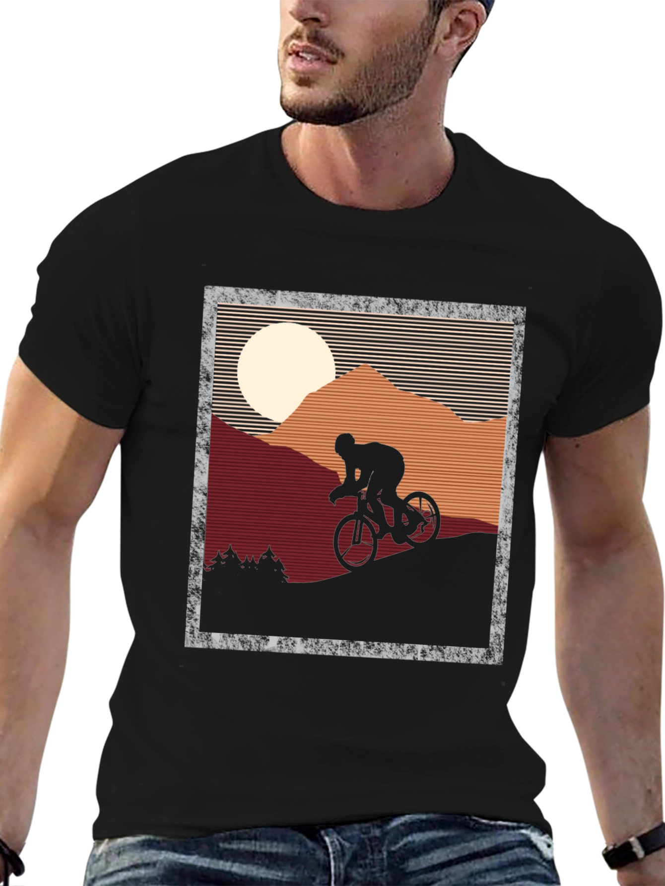 Cyclist Silhouette T-Shirt
