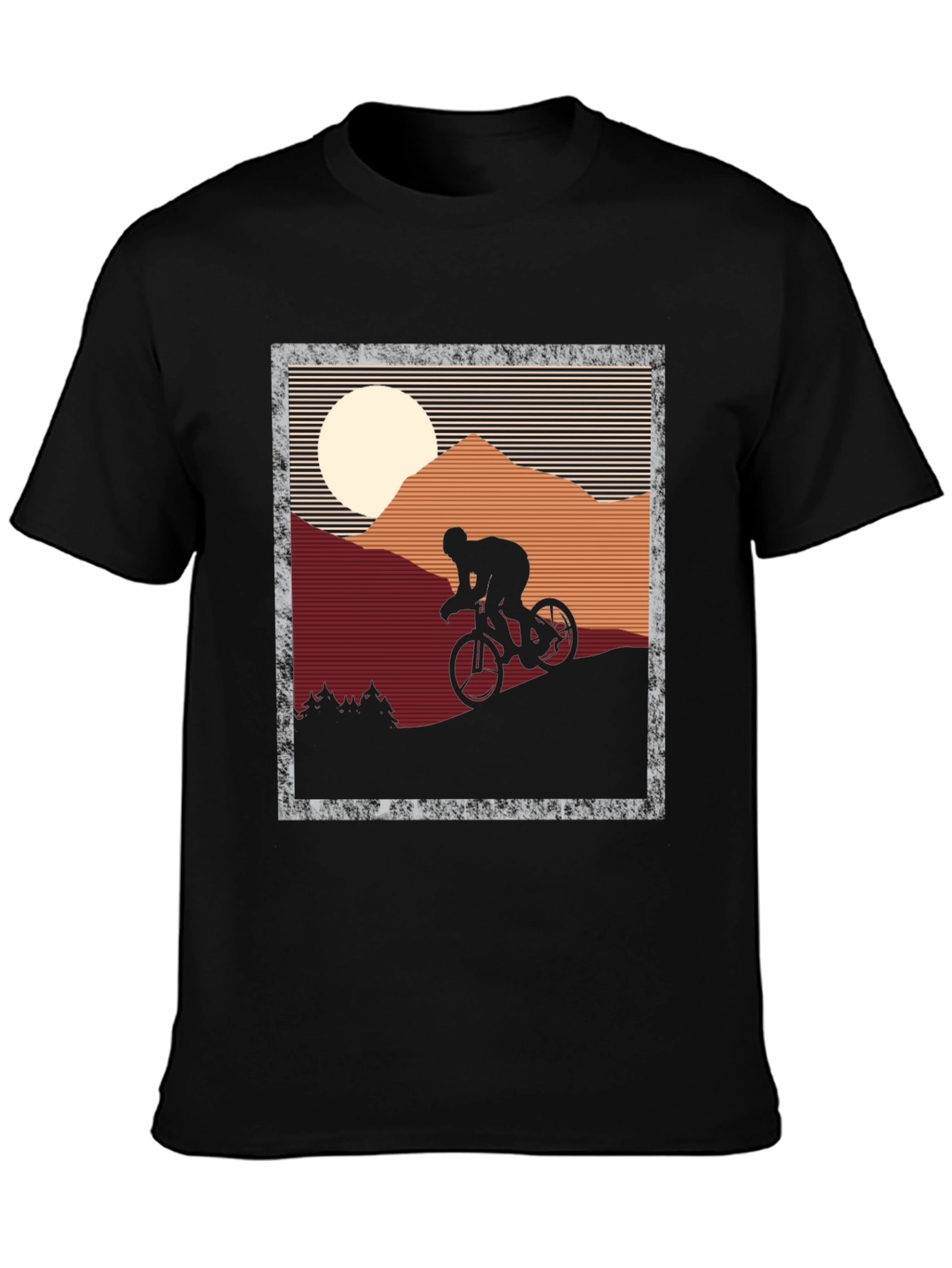 Cyclist Silhouette T-Shirt