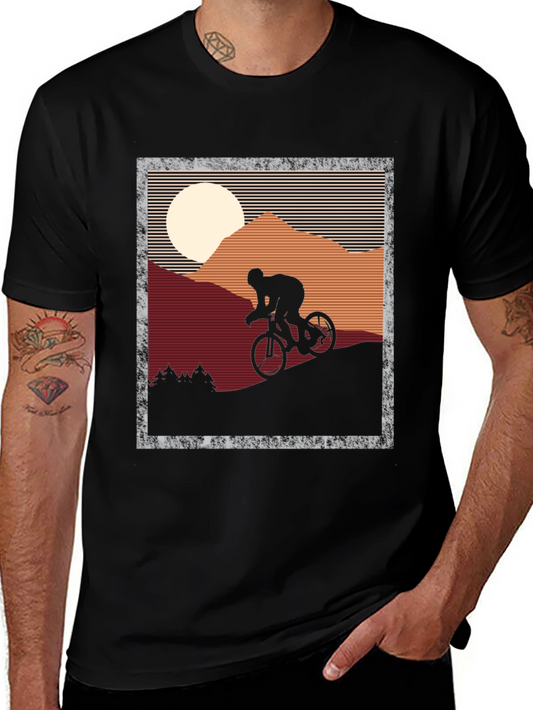 Cyclist Silhouette T-Shirt