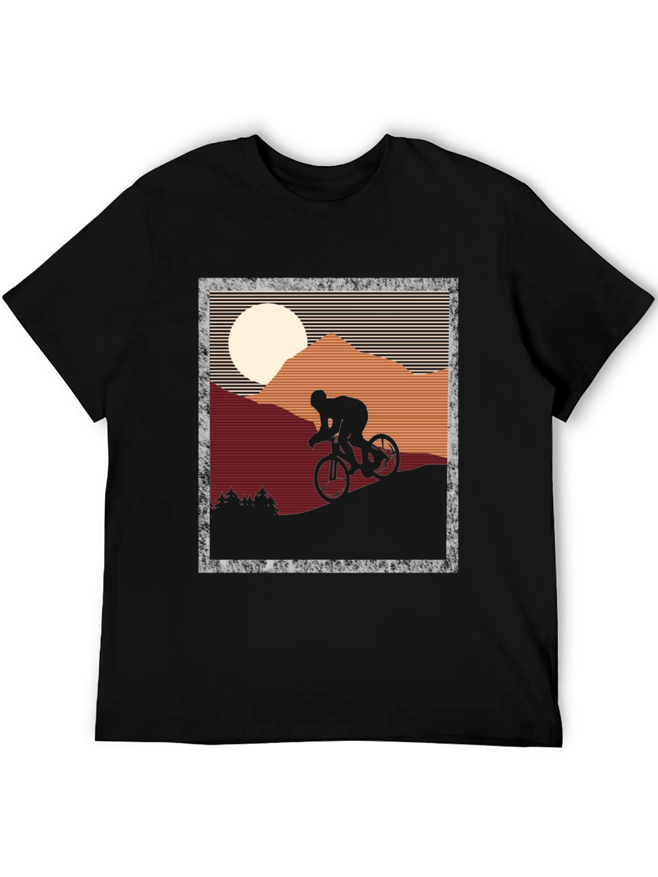 Cyclist Silhouette T-Shirt