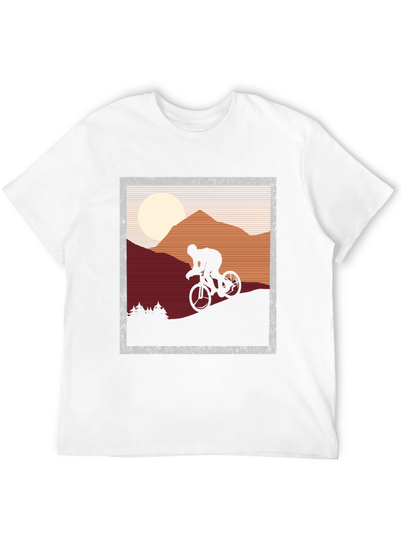 Cyclist Silhouette T-Shirt