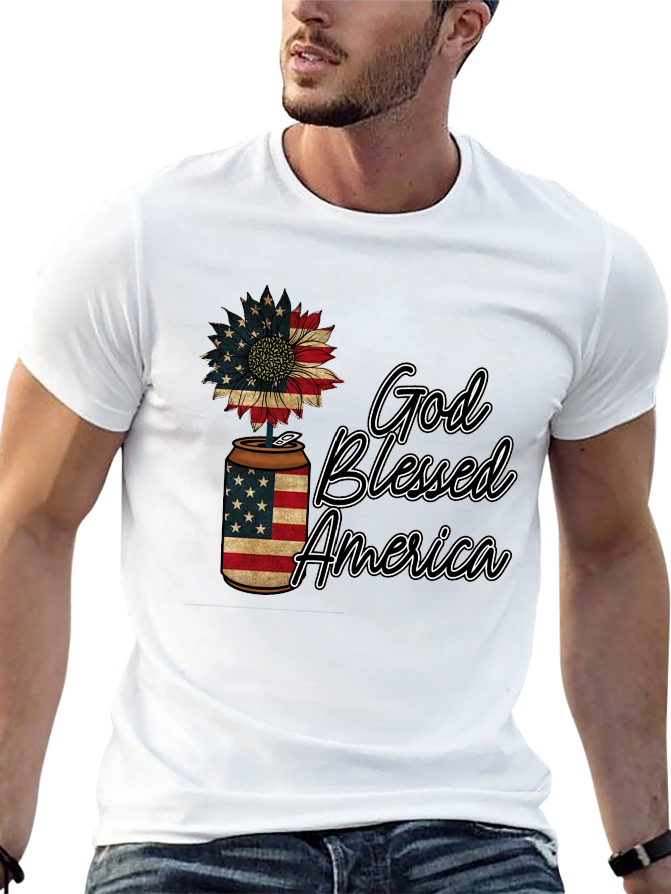 God Blessed America Patriotic T-Shirt