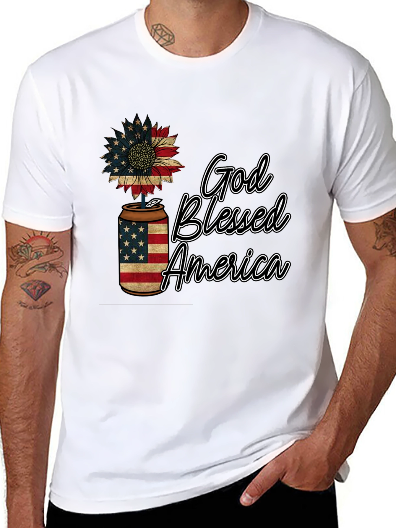 God Blessed America Patriotic T-Shirt