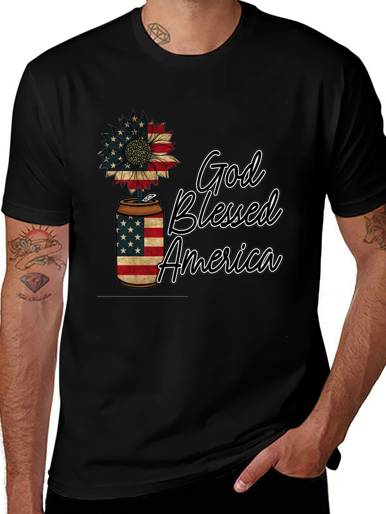 God Blessed America Patriotic T-Shirt