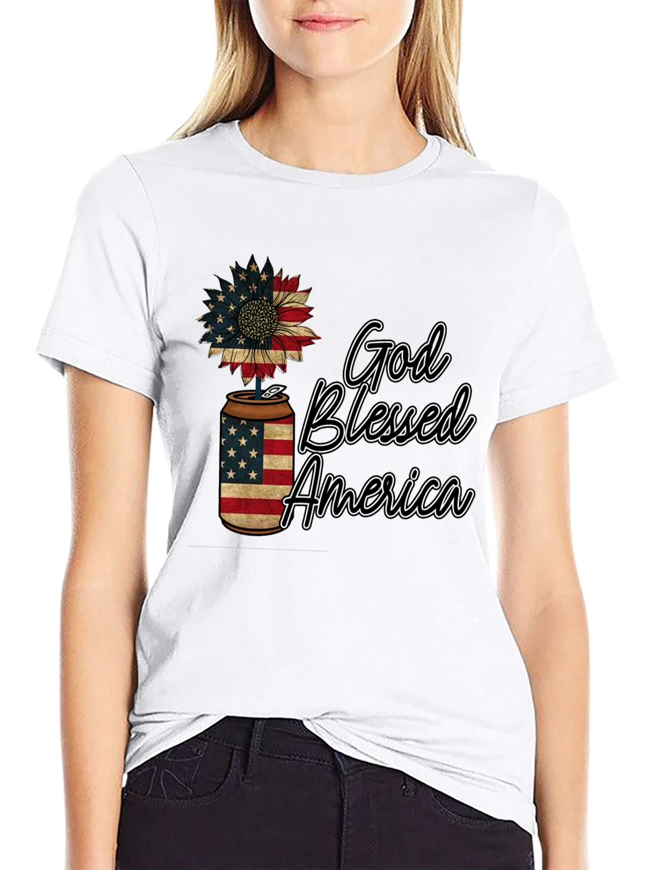 God Blessed America Patriotic T-Shirt