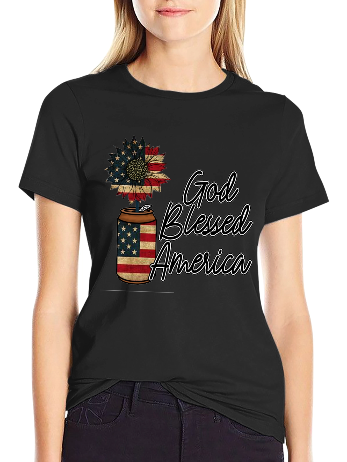 God Blessed America Patriotic T-Shirt