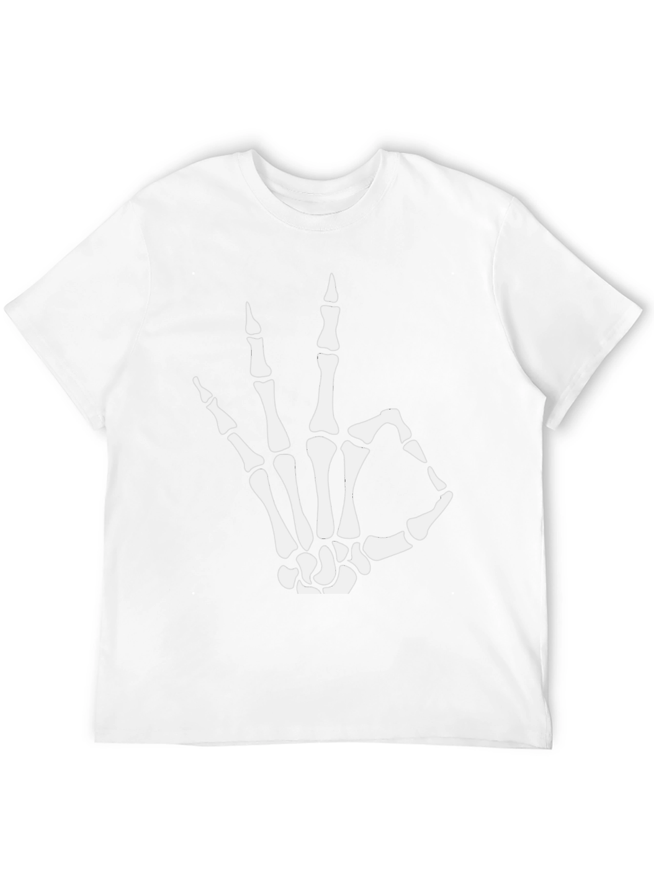 Skeleton Hand OK T-Shirt - Black