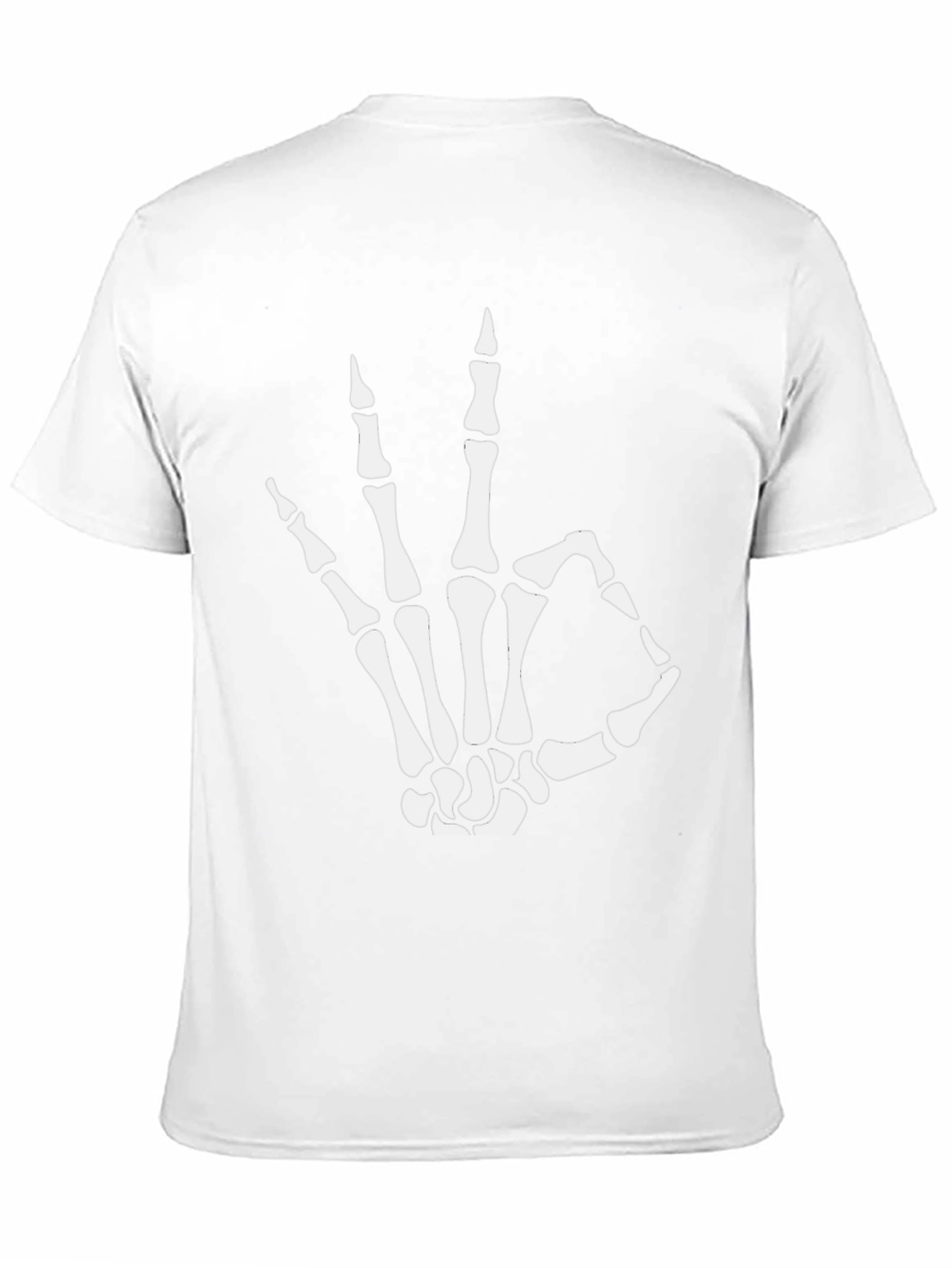 Skeleton Hand OK T-Shirt - Black
