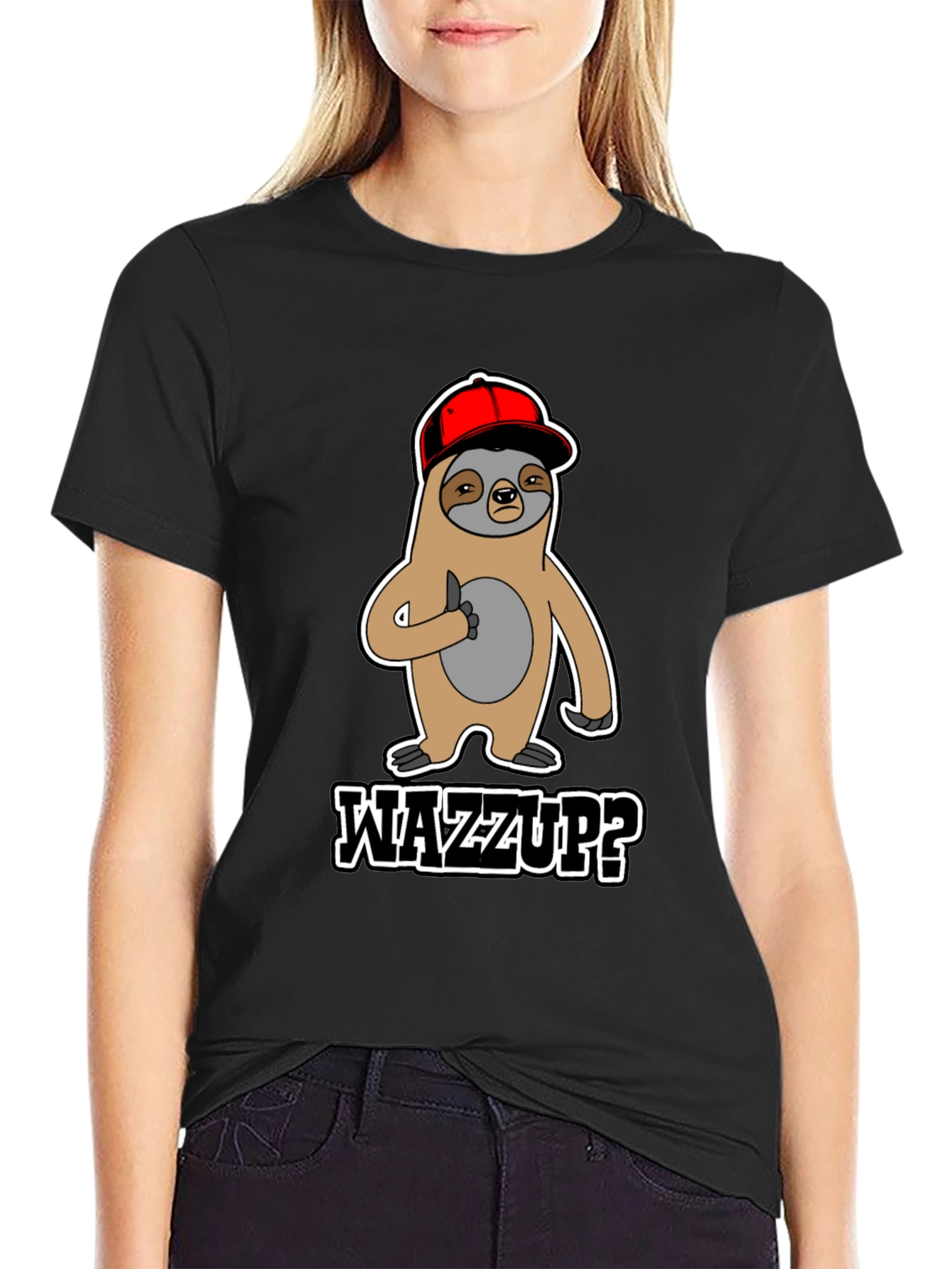Wazzup Sloth Graphic Tee