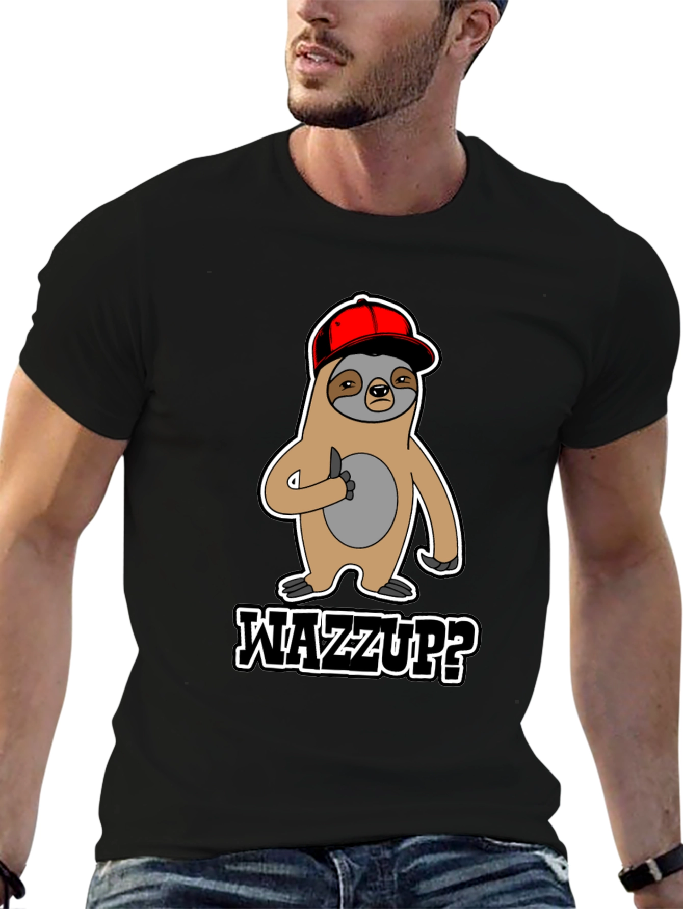 Wazzup Sloth Graphic Tee