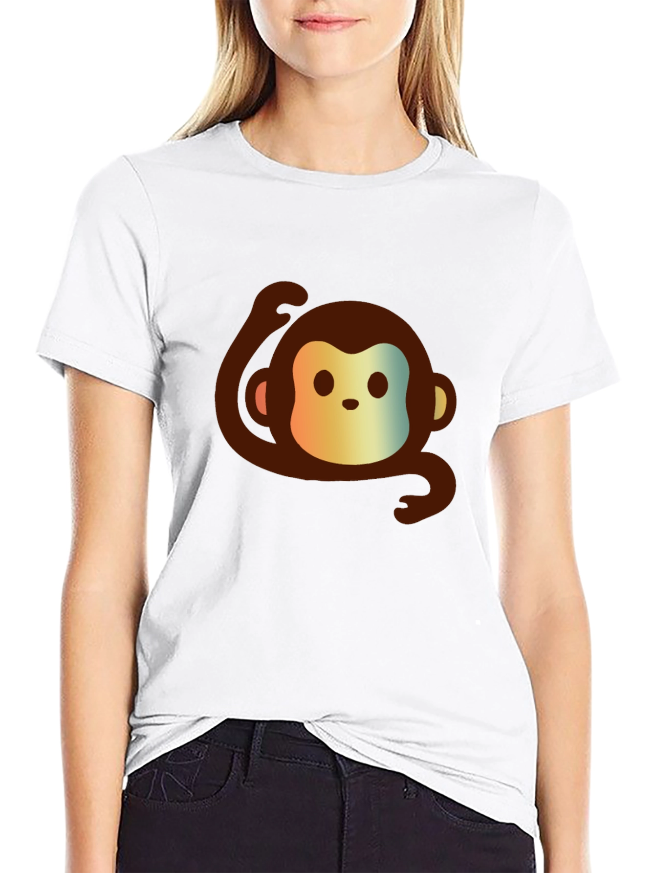 Monkey Graphic Tee - Cute and Casual Comfort