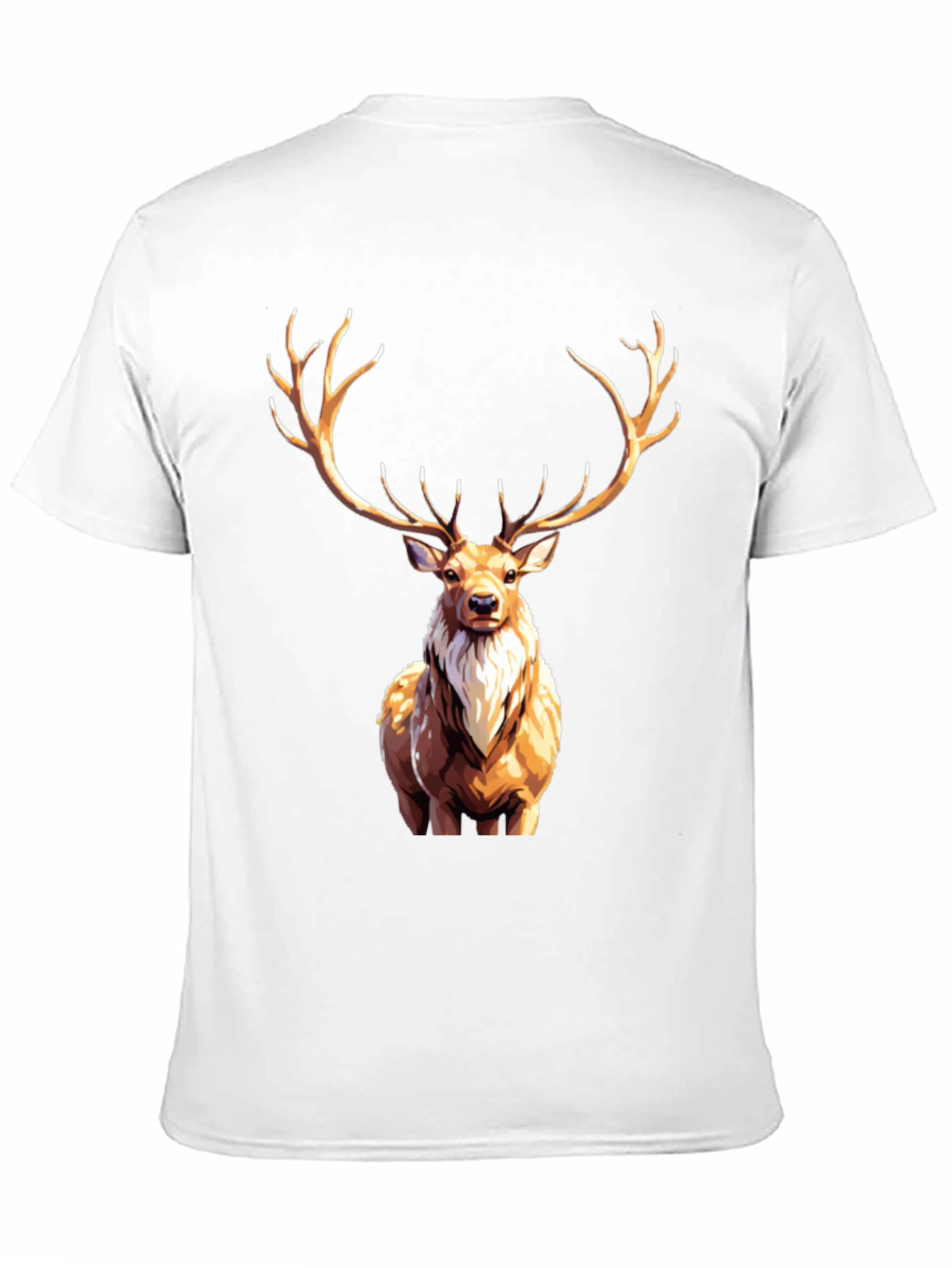 Deer Graphic Tee - Stylish Animal Print Shirt