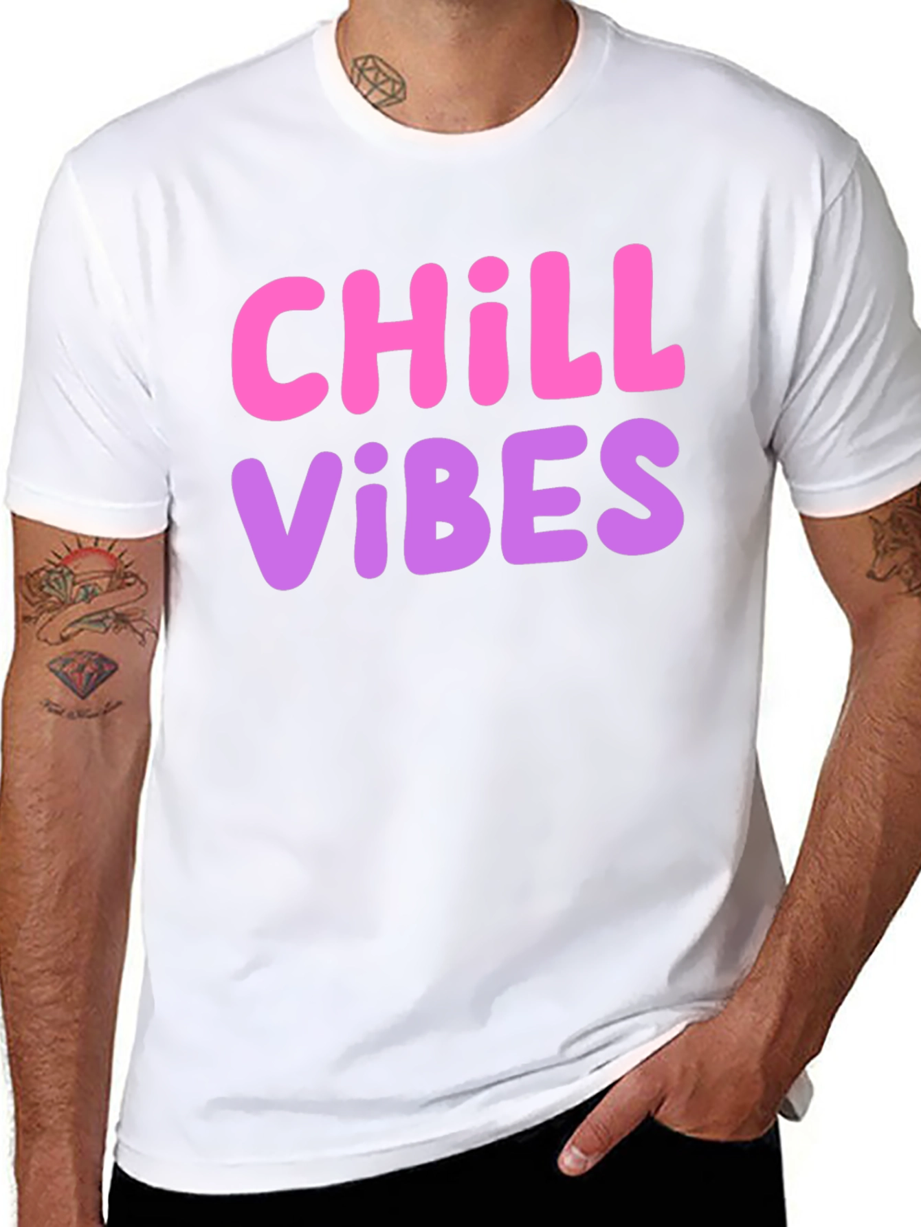 Chill Vibes Graphic Tee - Relaxed Style