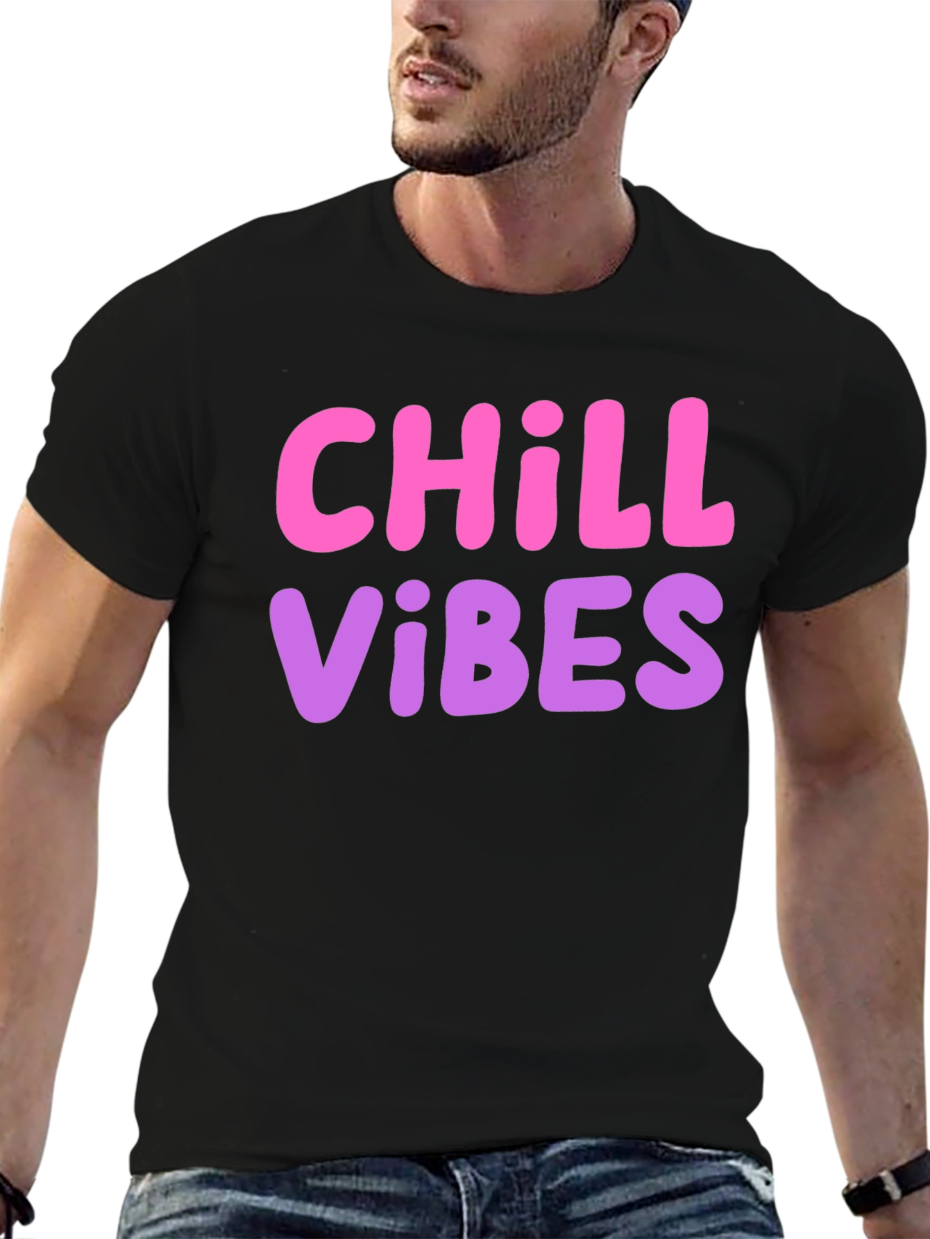 Chill Vibes Graphic Tee - Relaxed Style