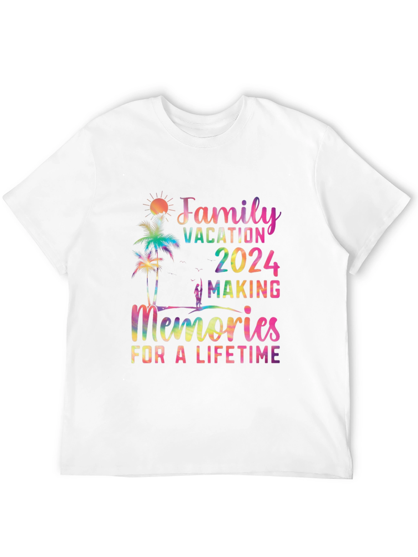 Family Vacation 2024 Rainbow T-Shirt