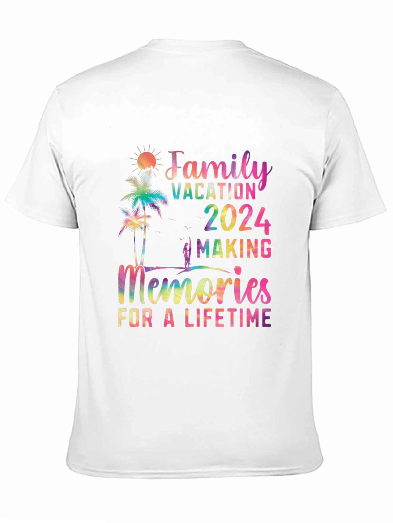 Family Vacation 2024 Rainbow T-Shirt