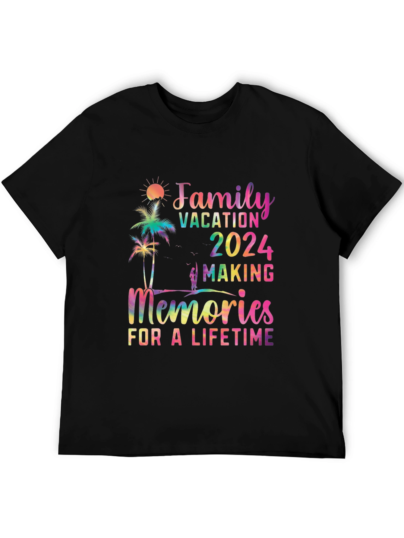 Family Vacation 2024 Rainbow T-Shirt