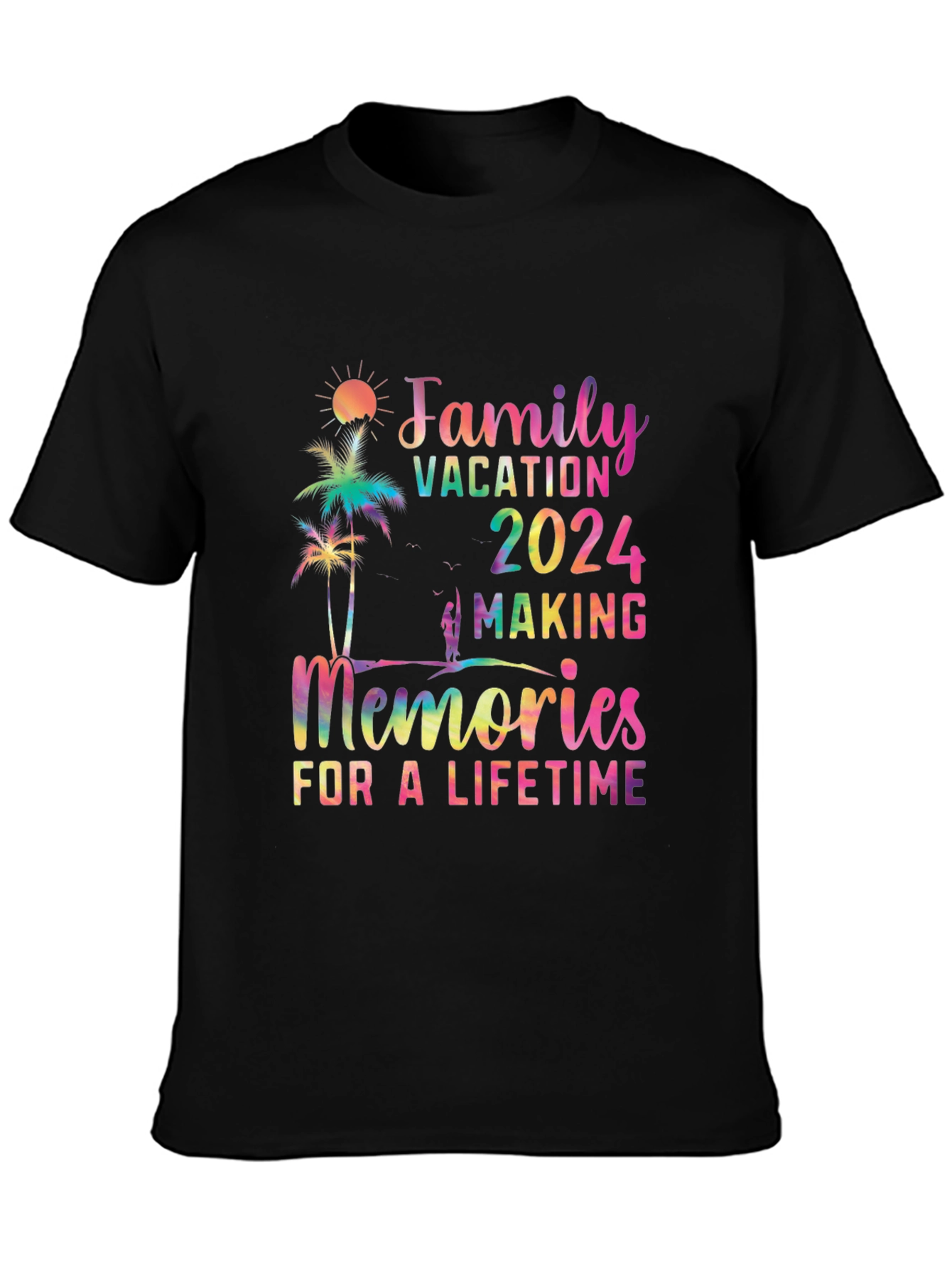 Family Vacation 2024 Rainbow T-Shirt