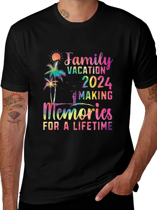 Family Vacation 2024 Rainbow T-Shirt