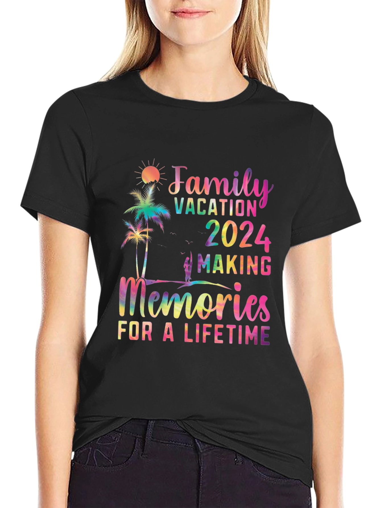Family Vacation 2024 Rainbow T-Shirt