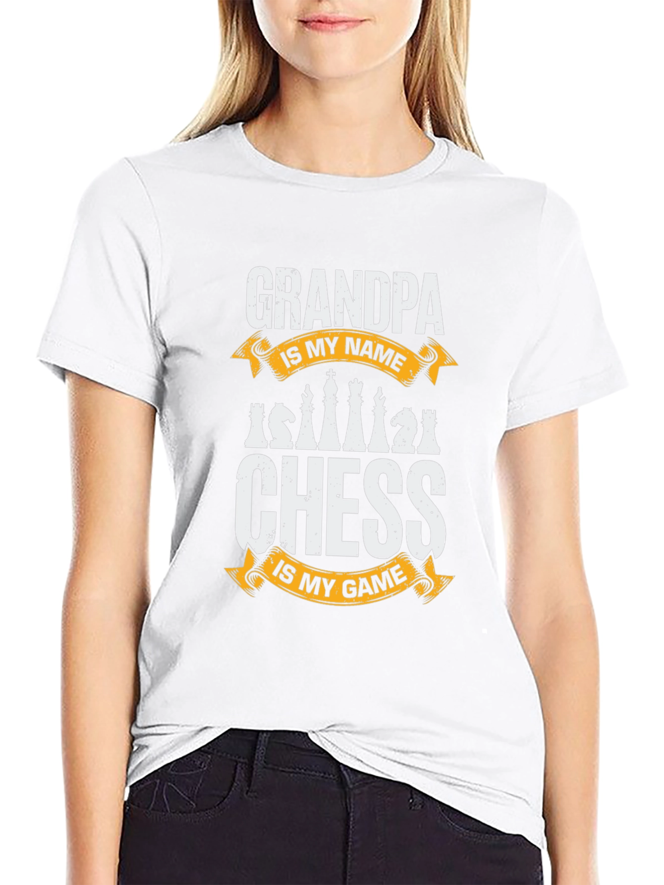 Grandpa Chess T-Shirt: Is My Name Is My Game