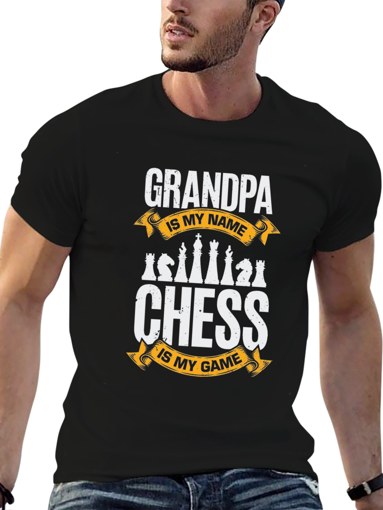 Grandpa Chess T-Shirt: Is My Name Is My Game