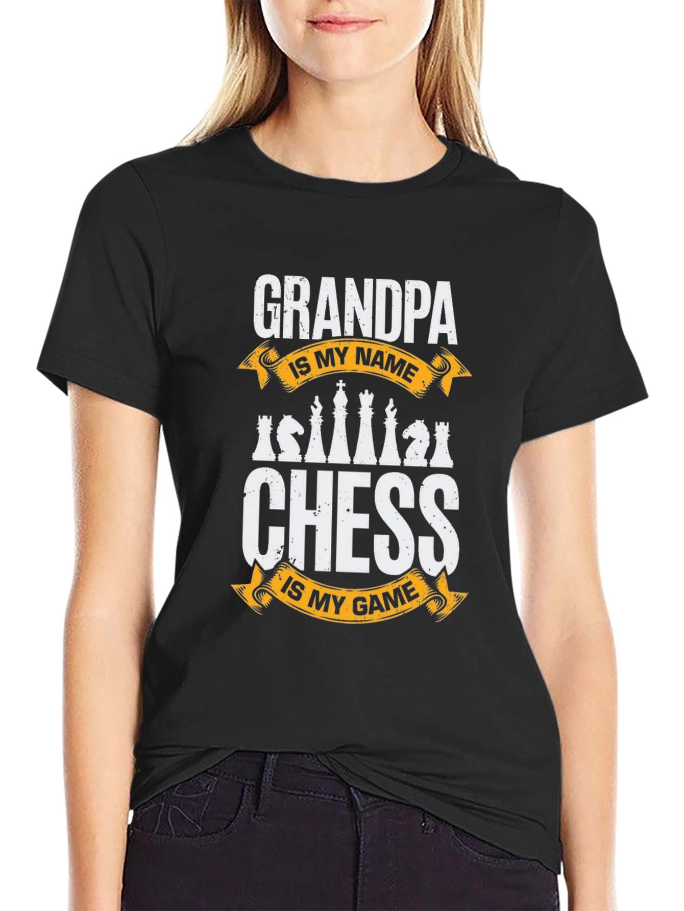 Grandpa Chess T-Shirt: Is My Name Is My Game