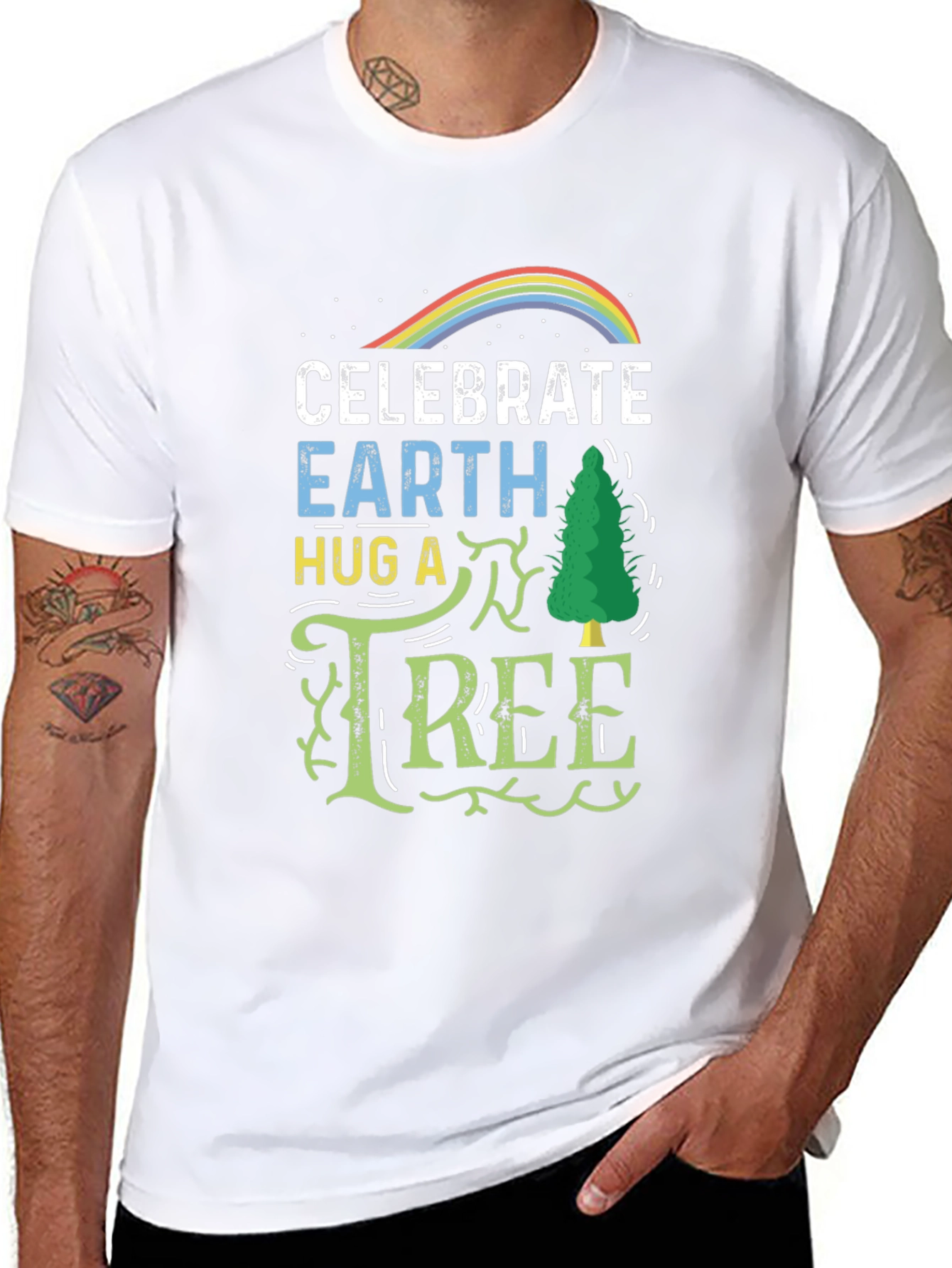 Celebrate Earth Hug A Tree T-Shirt