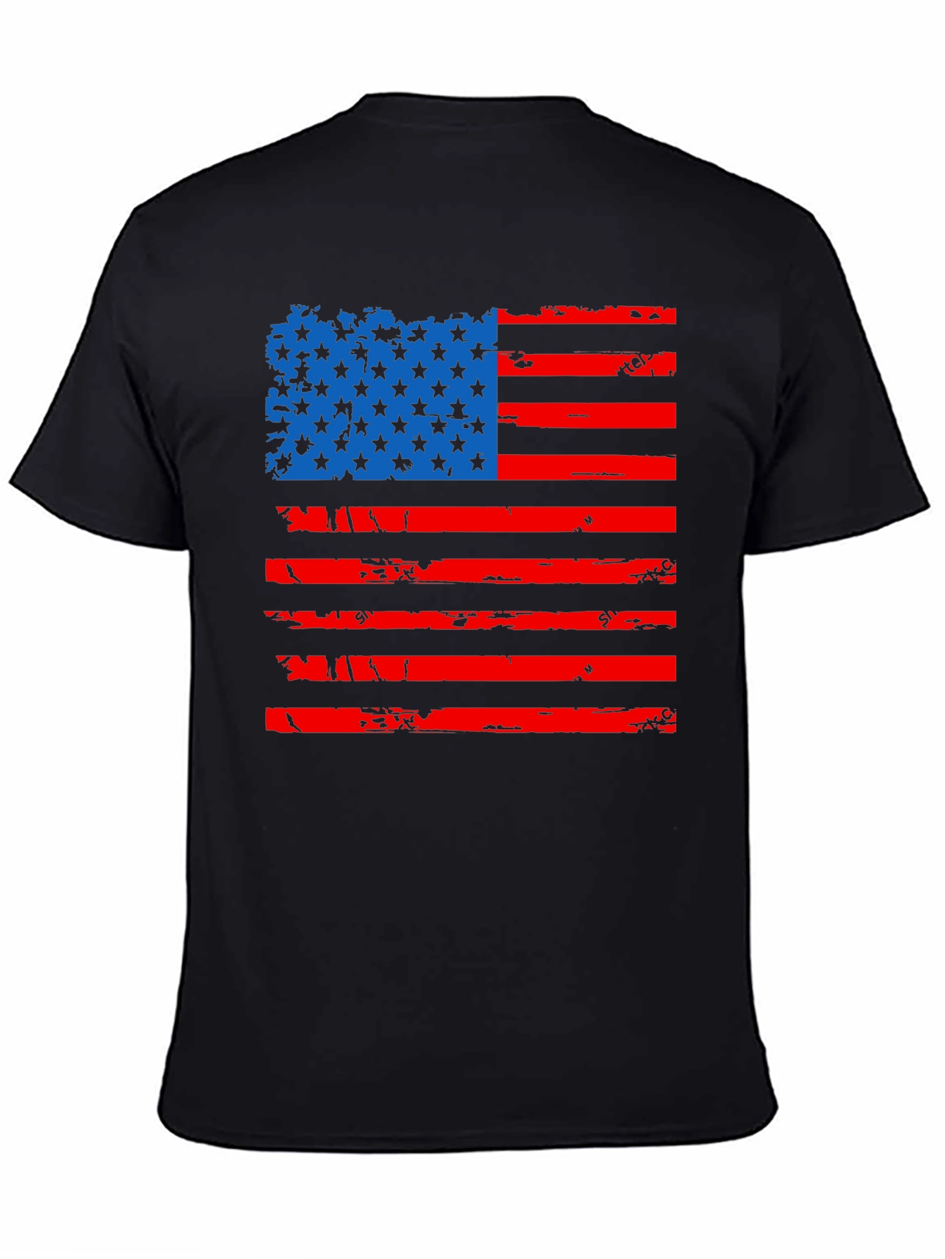 American Flag Graphic Tee - Patriotic Style