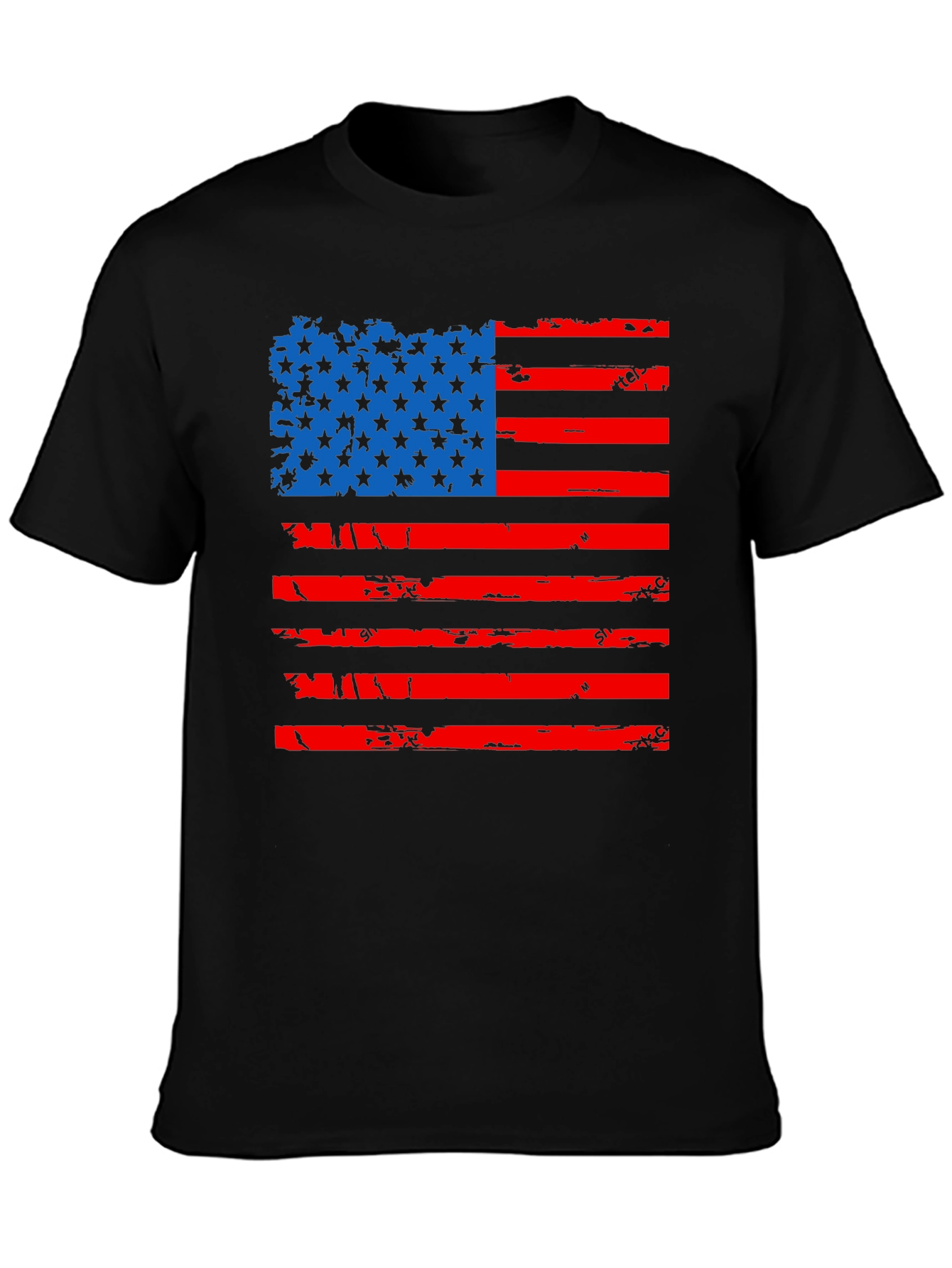 American Flag Graphic Tee - Patriotic Style