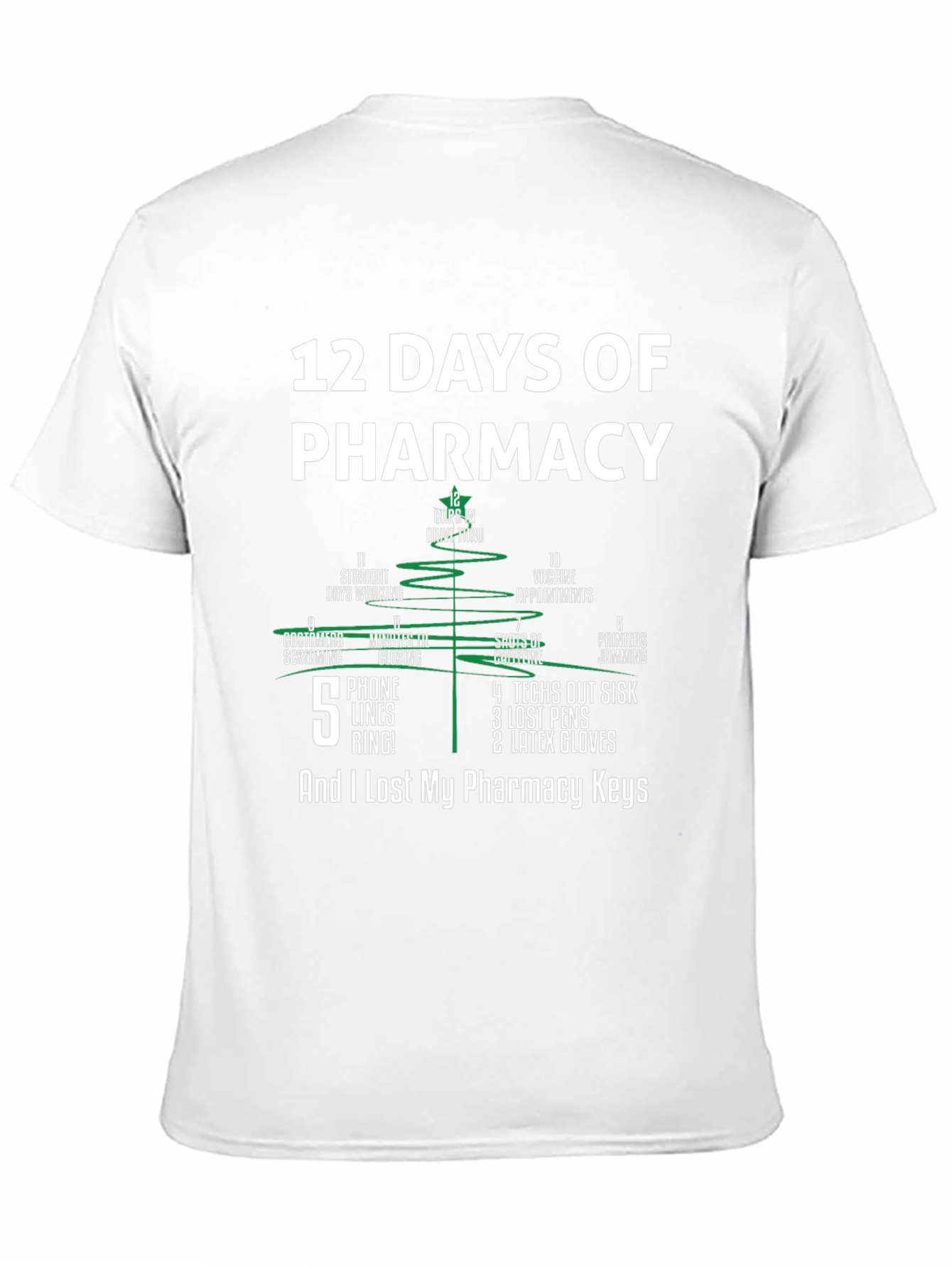 12 Days of Pharmacy Funny T-Shirt