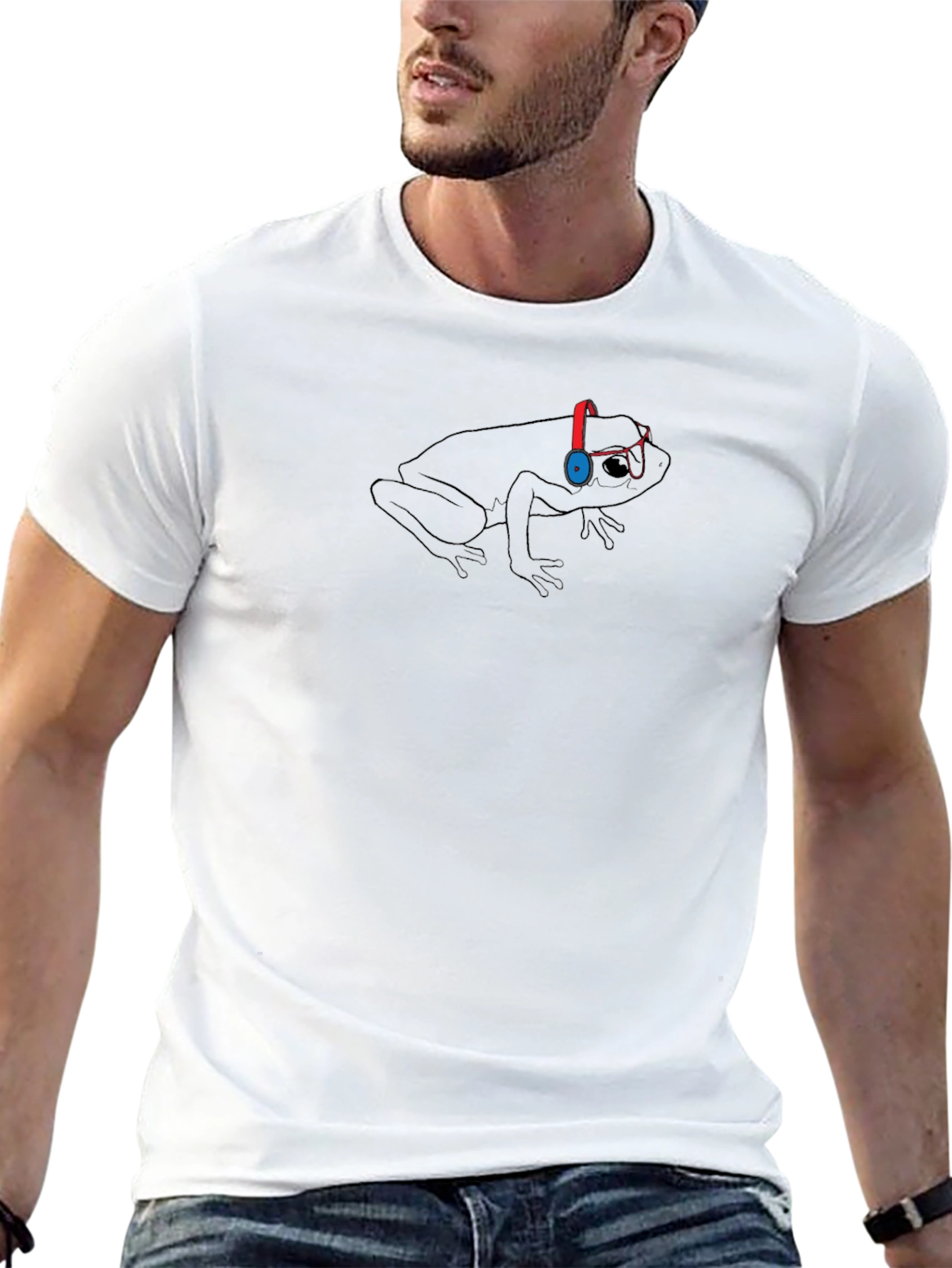 Cool Frog Graphic T-Shirt - Trendy Amphibian Style