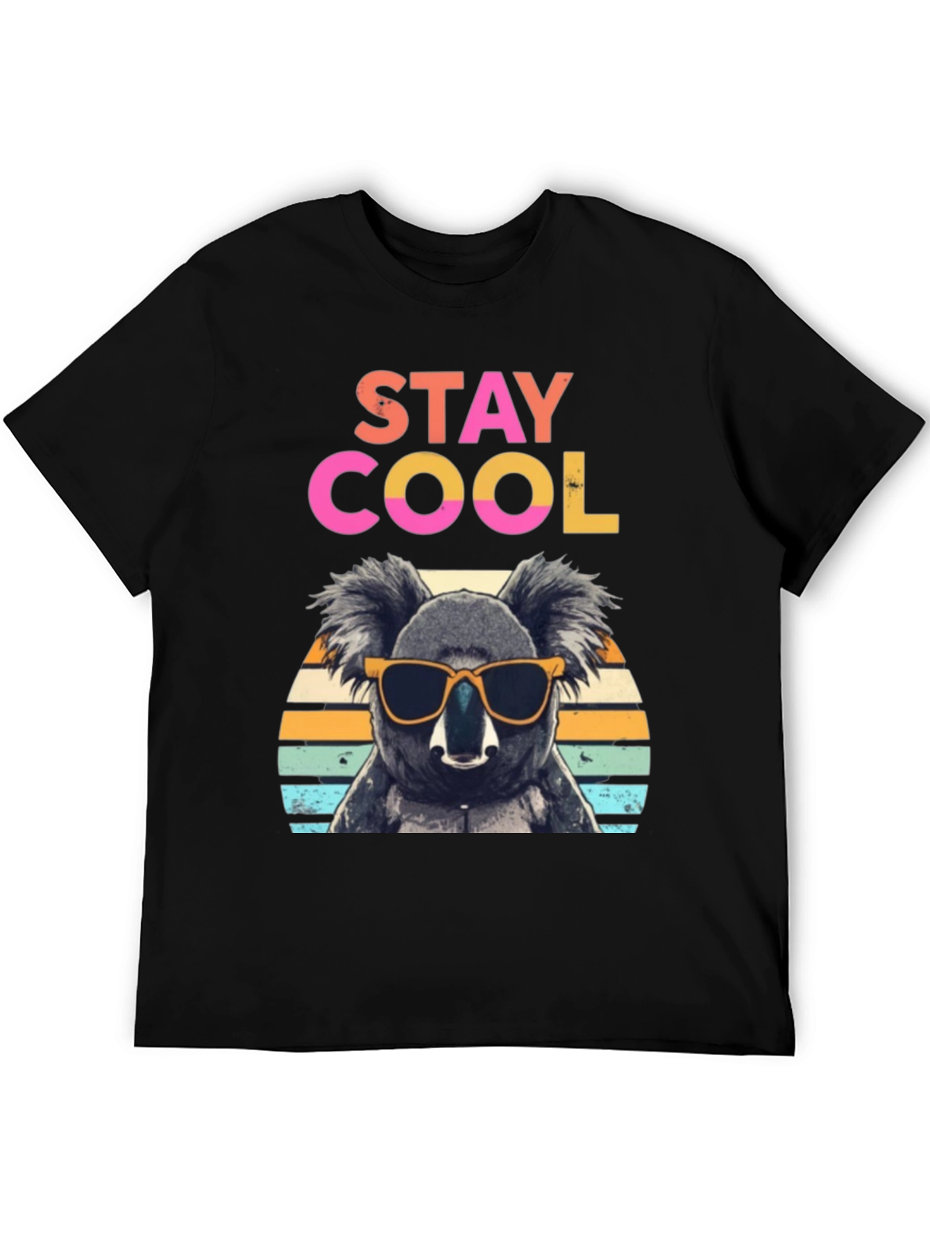 Stay Cool Koala Graphic Tee - Trendy Comfort