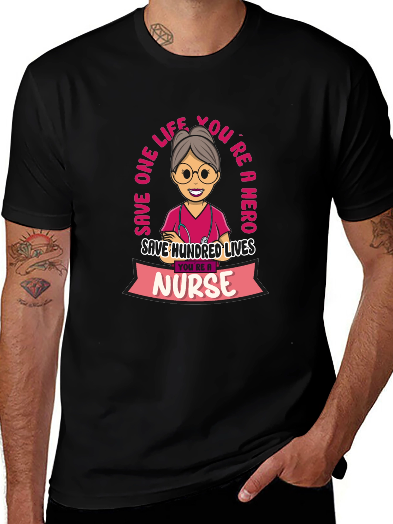 Nurse Hero T-Shirt - Save Lives!