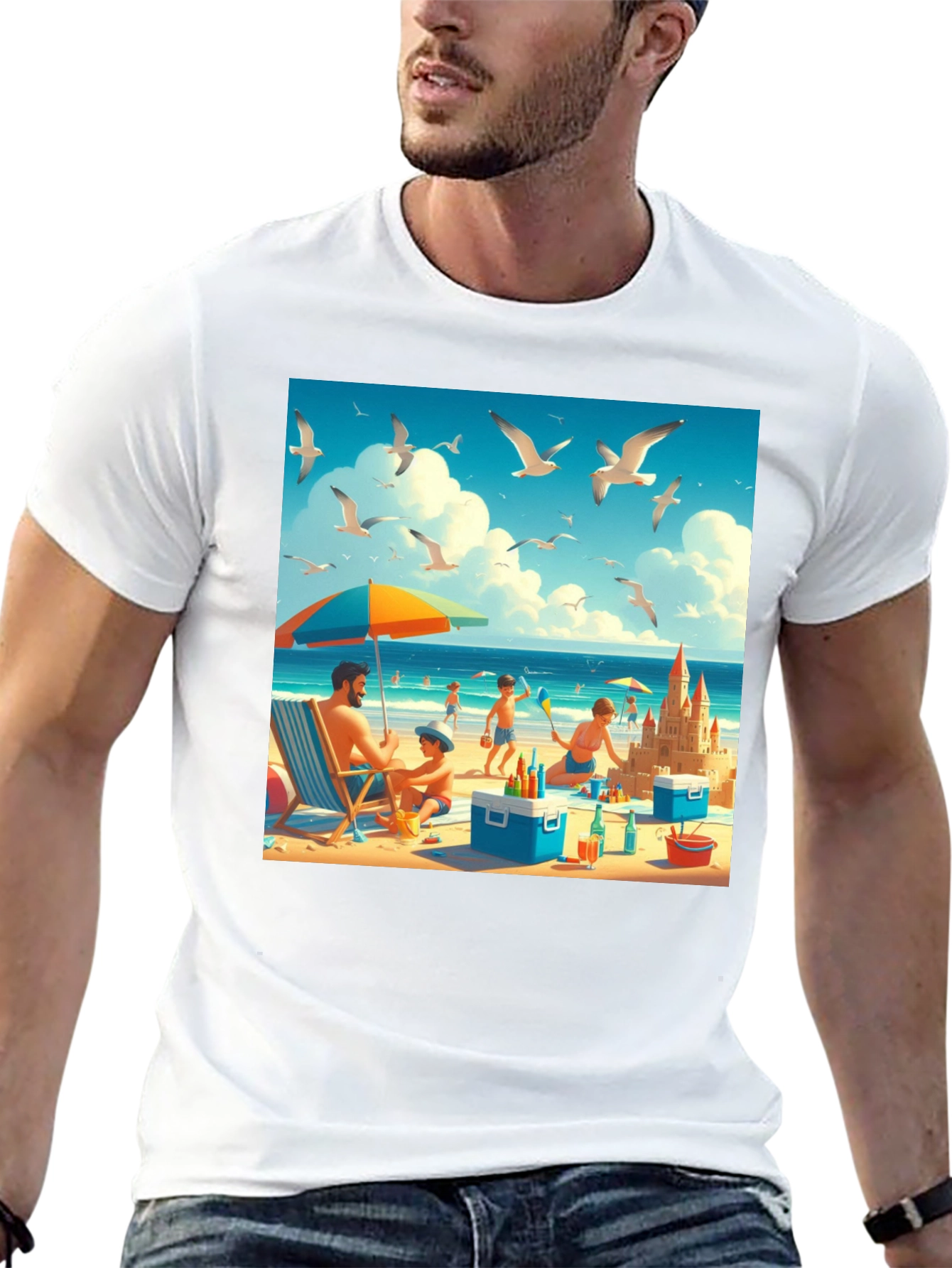 Beach Vacation Graphic Tee