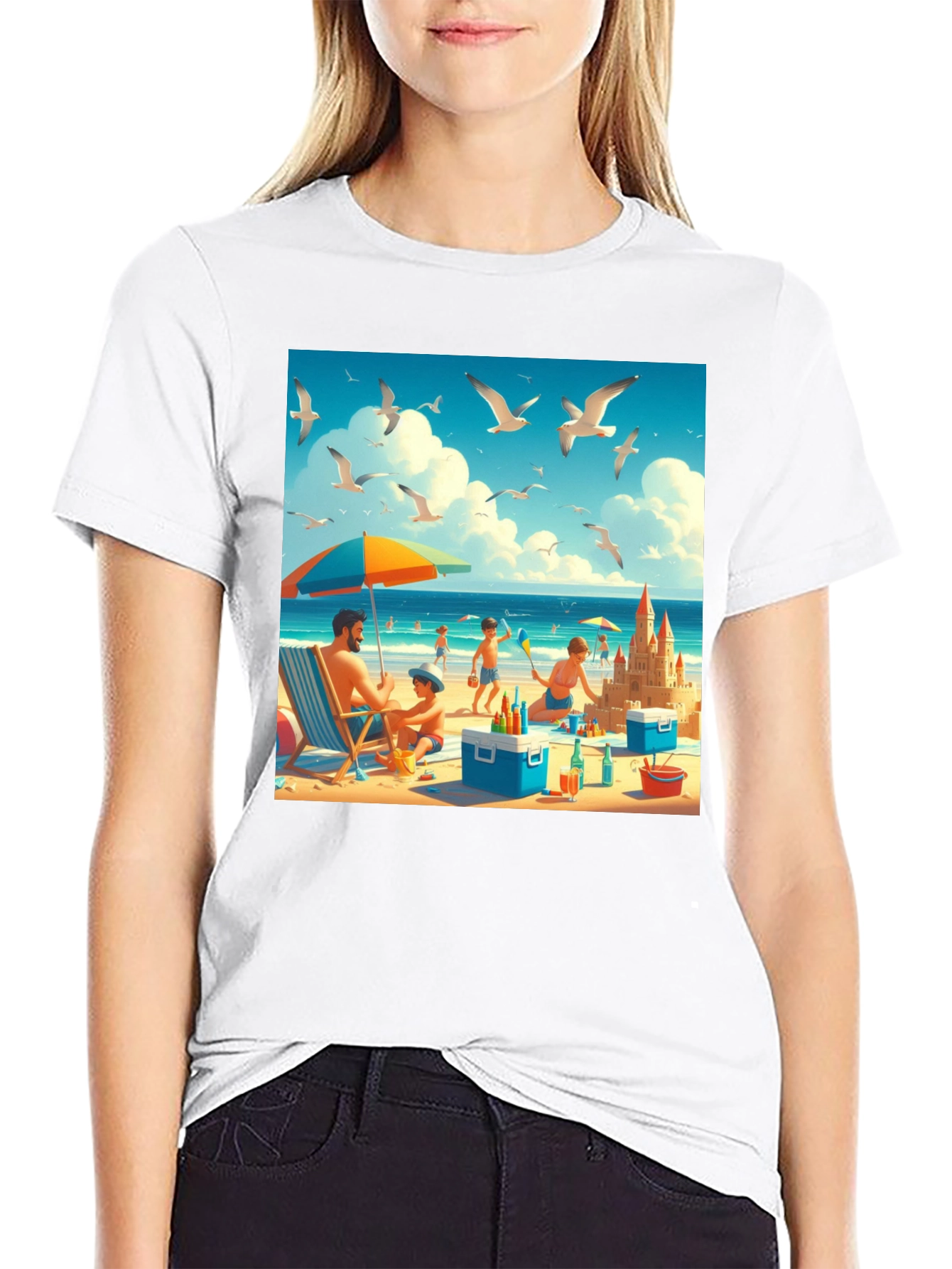 Beach Vacation Graphic Tee