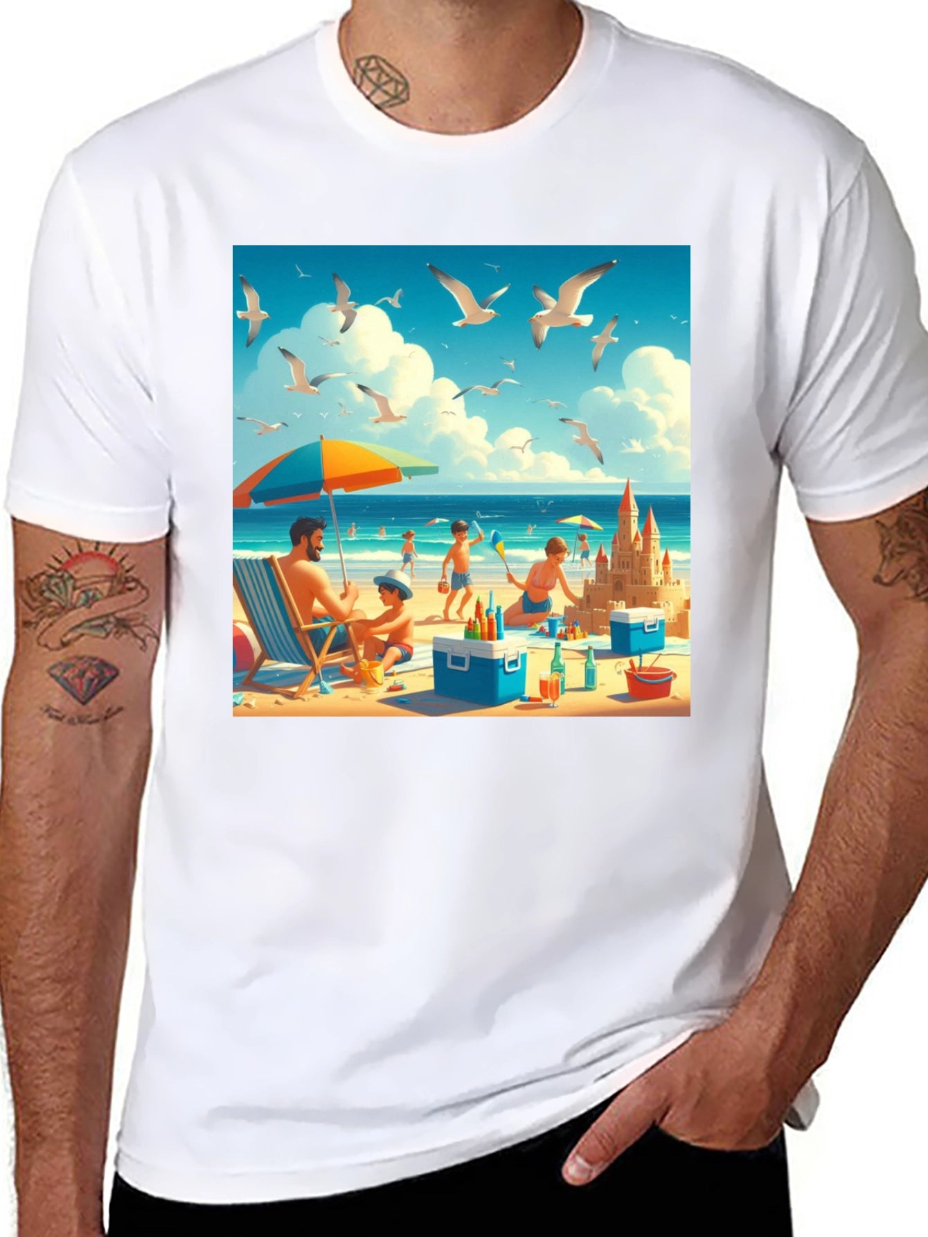Beach Vacation Graphic Tee
