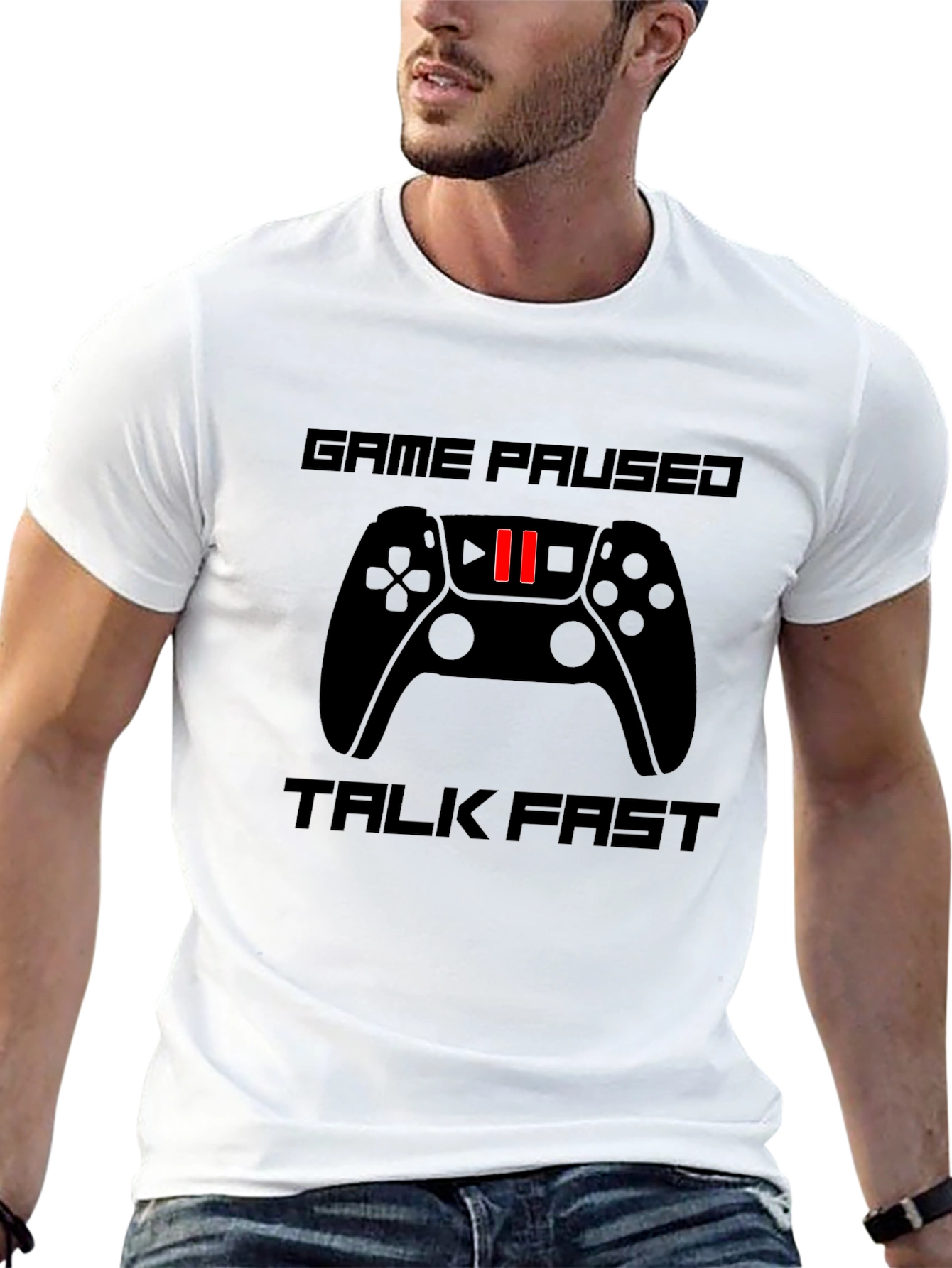 Game Paused Talk Fast Gaming T-Shirt