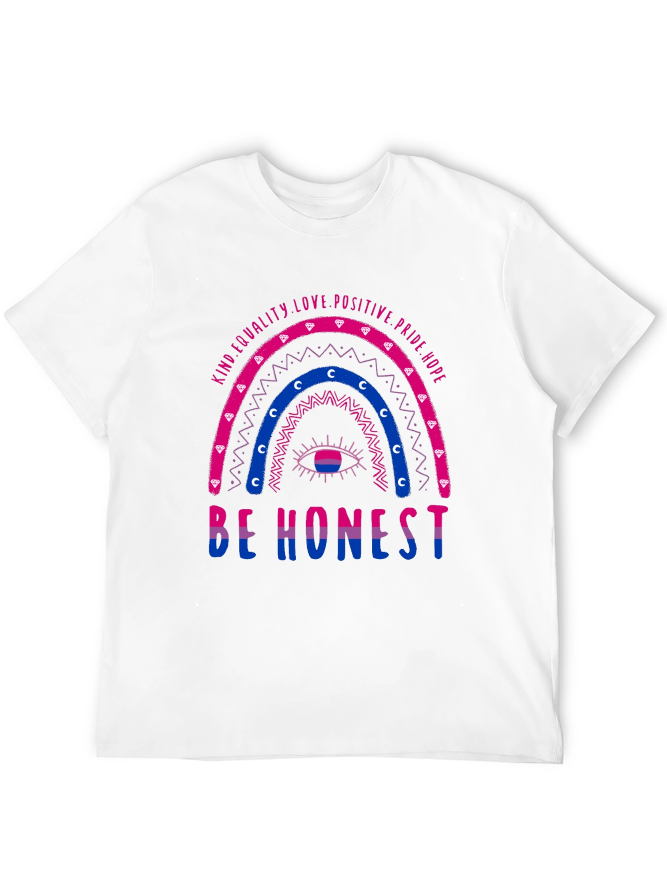 Bisexual Pride T-Shirt: Be Honest