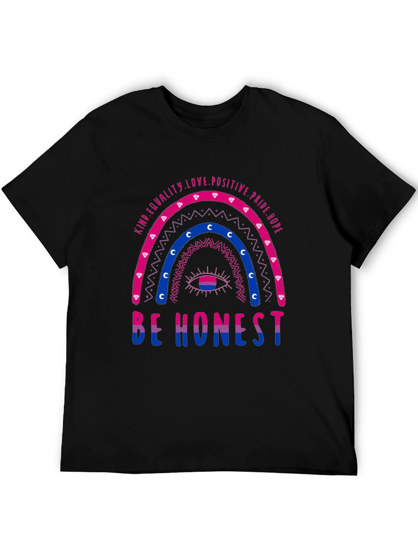 Bisexual Pride T-Shirt: Be Honest